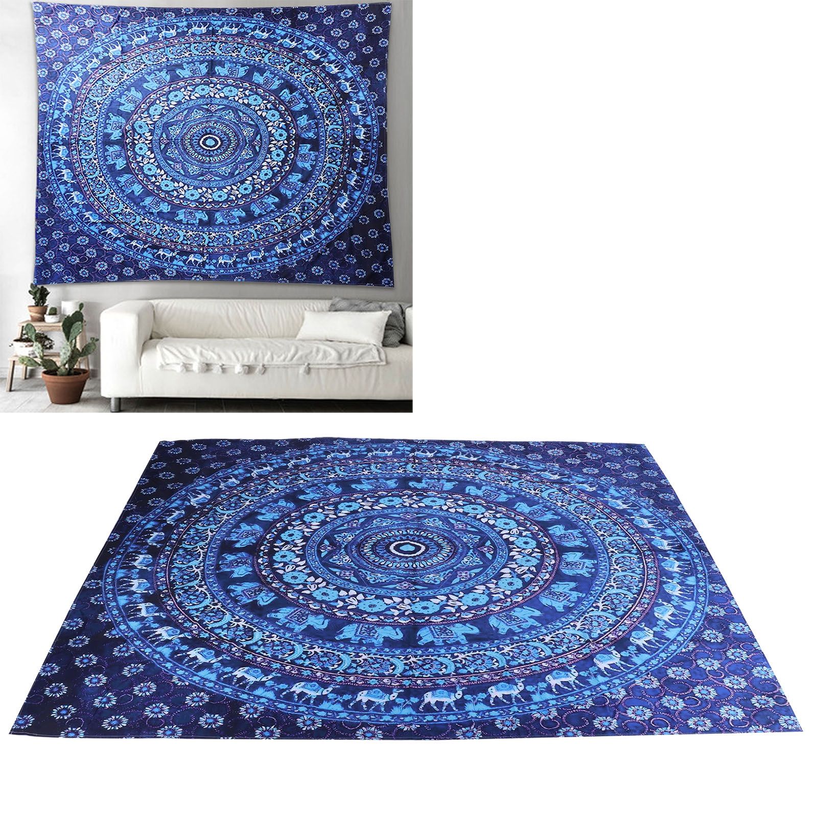 Tapestry Bohemian Style Wall Hanging Blanket Tapestry for Home Wall Living view 11