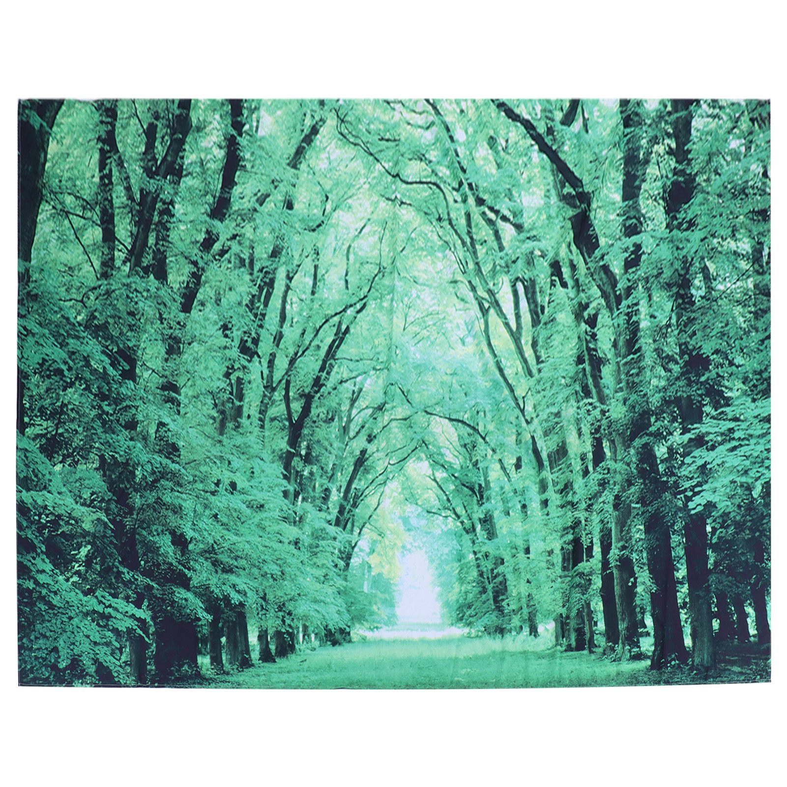 Forest Printing Tapestry Rectangular Wall Hanging Living Room Background Home view 2