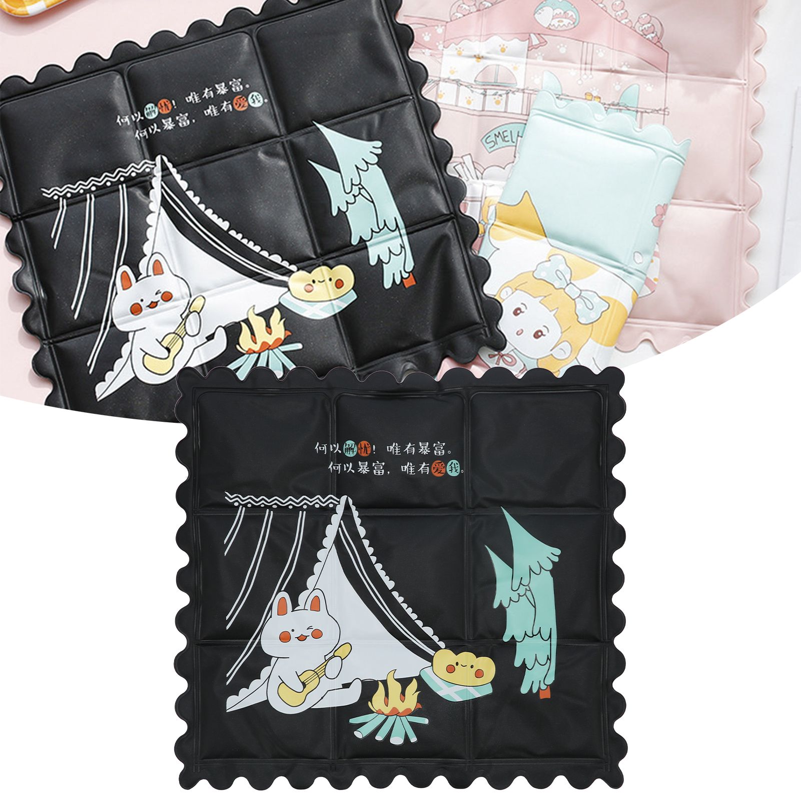 Cooling Mat Clean and Hygienic Breathable Cartoon Cooling Seats Cushion for view 11
