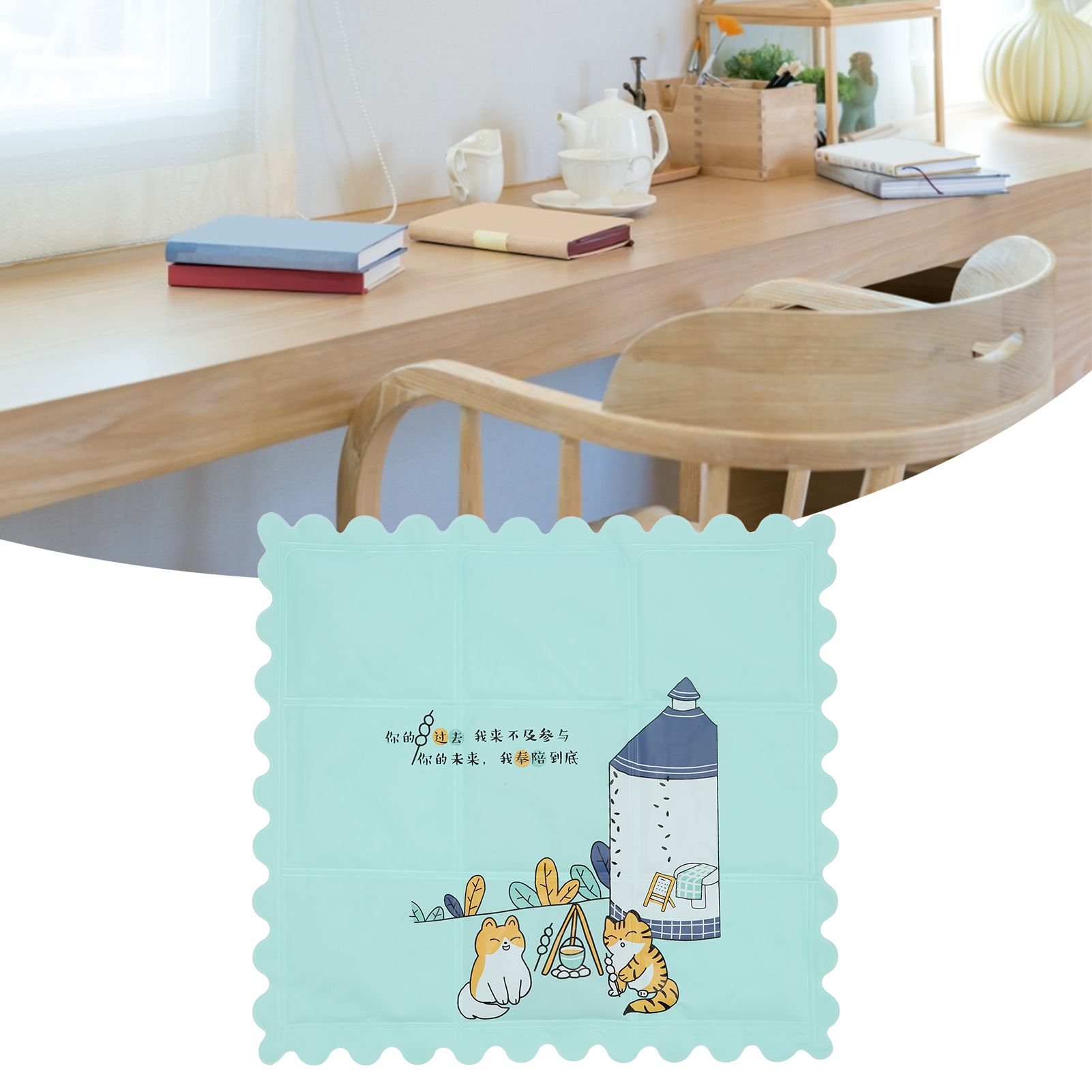 Cooling Mat Clean and Hygienic Breathable Cartoon Cooling Seats Cushion for view 12