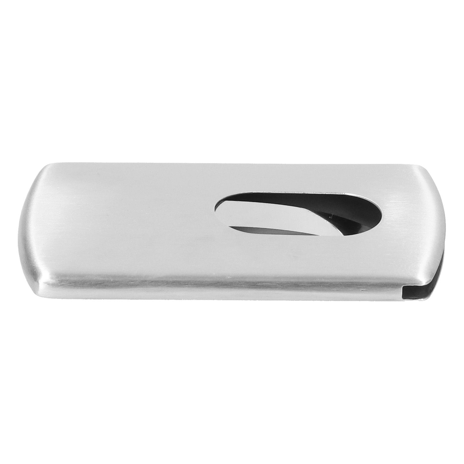 Card Holder Hand Push Type Stainless Steel Credit Card ID Card Storage Box view 5