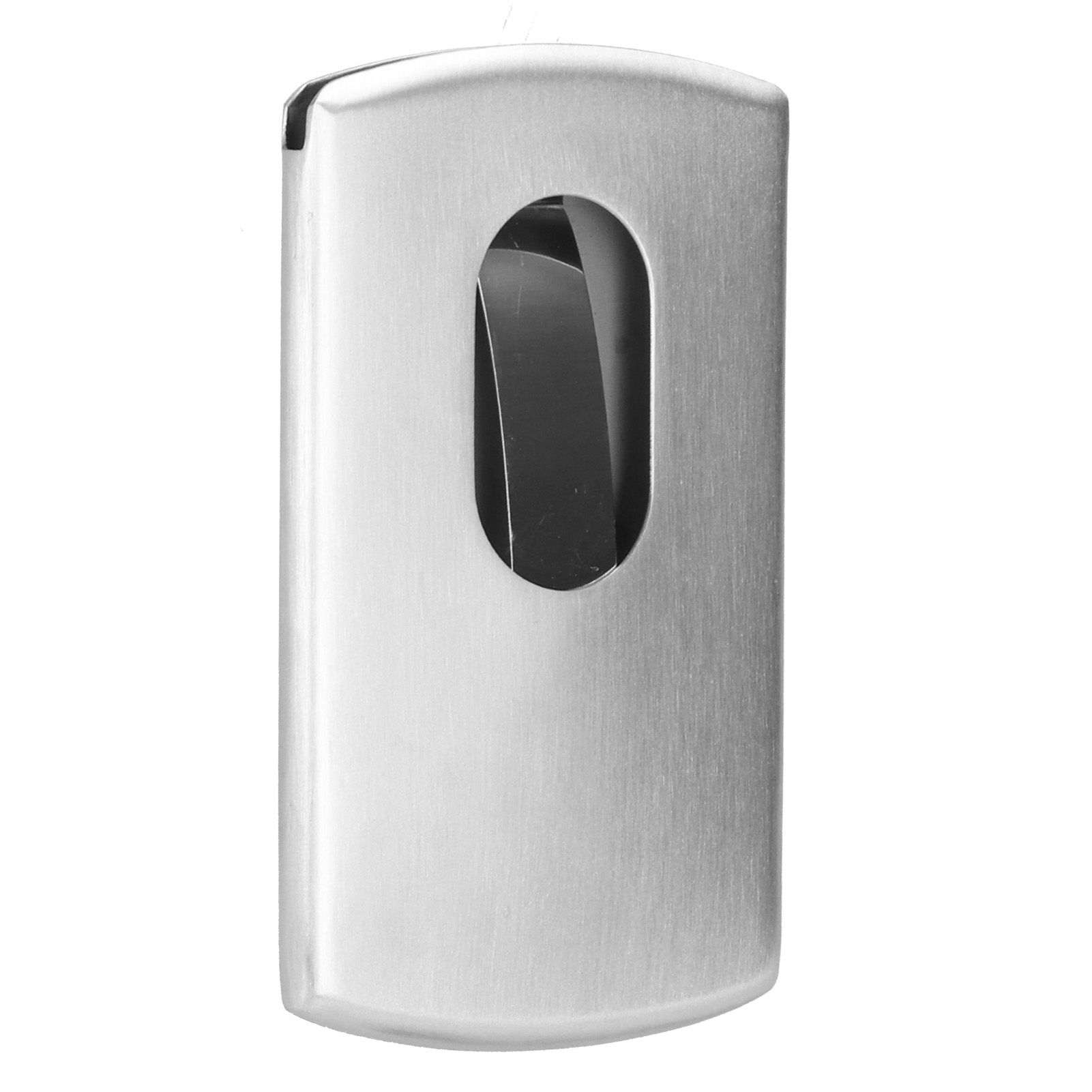 Card Holder Hand Push Type Stainless Steel Credit Card ID Card Storage Box view 8
