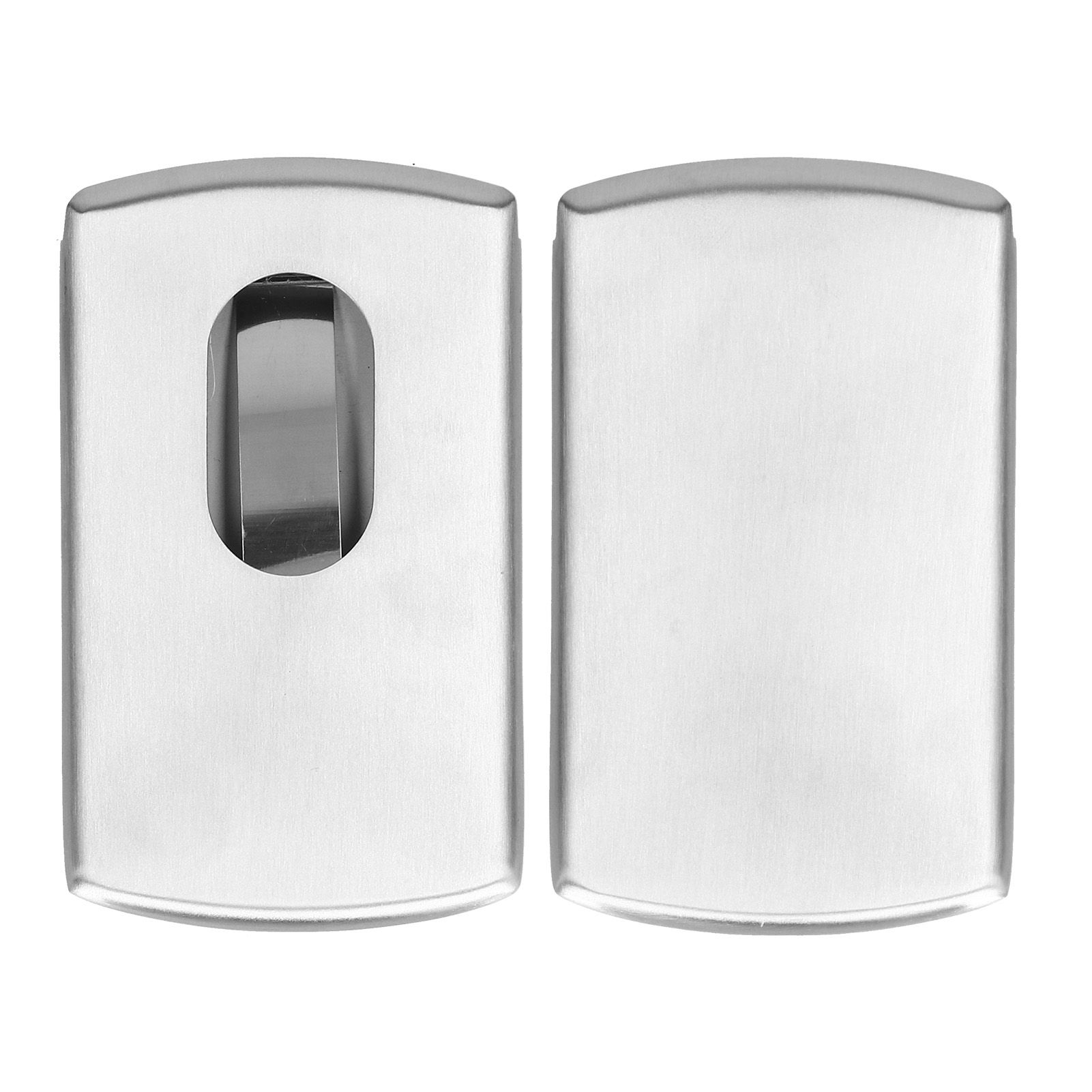 Card Holder Hand Push Type Stainless Steel Credit Card ID Card Storage Box view 10