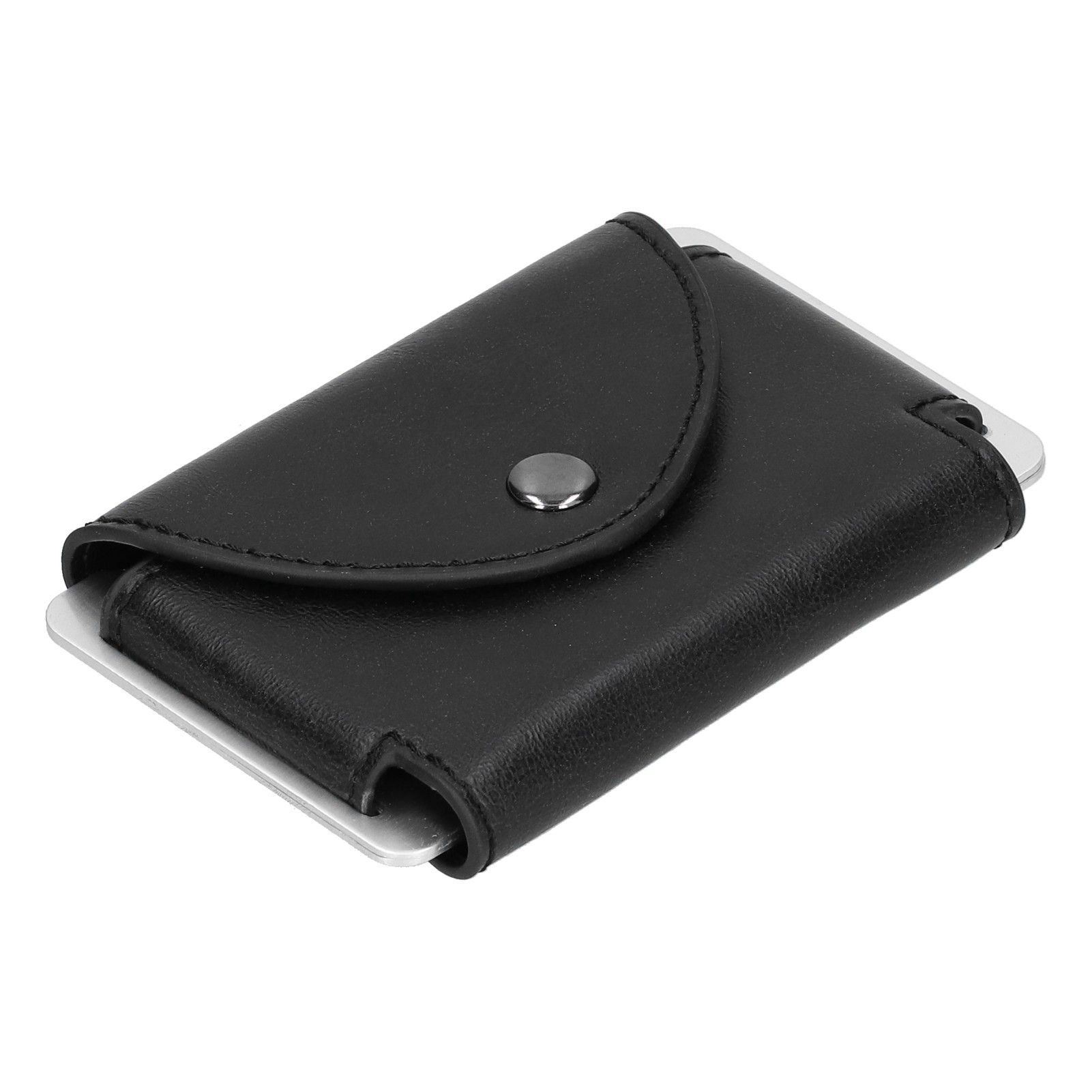 Card Holder Portable RFID PU Leather Business Card Storage Case Card Wallet — image 1