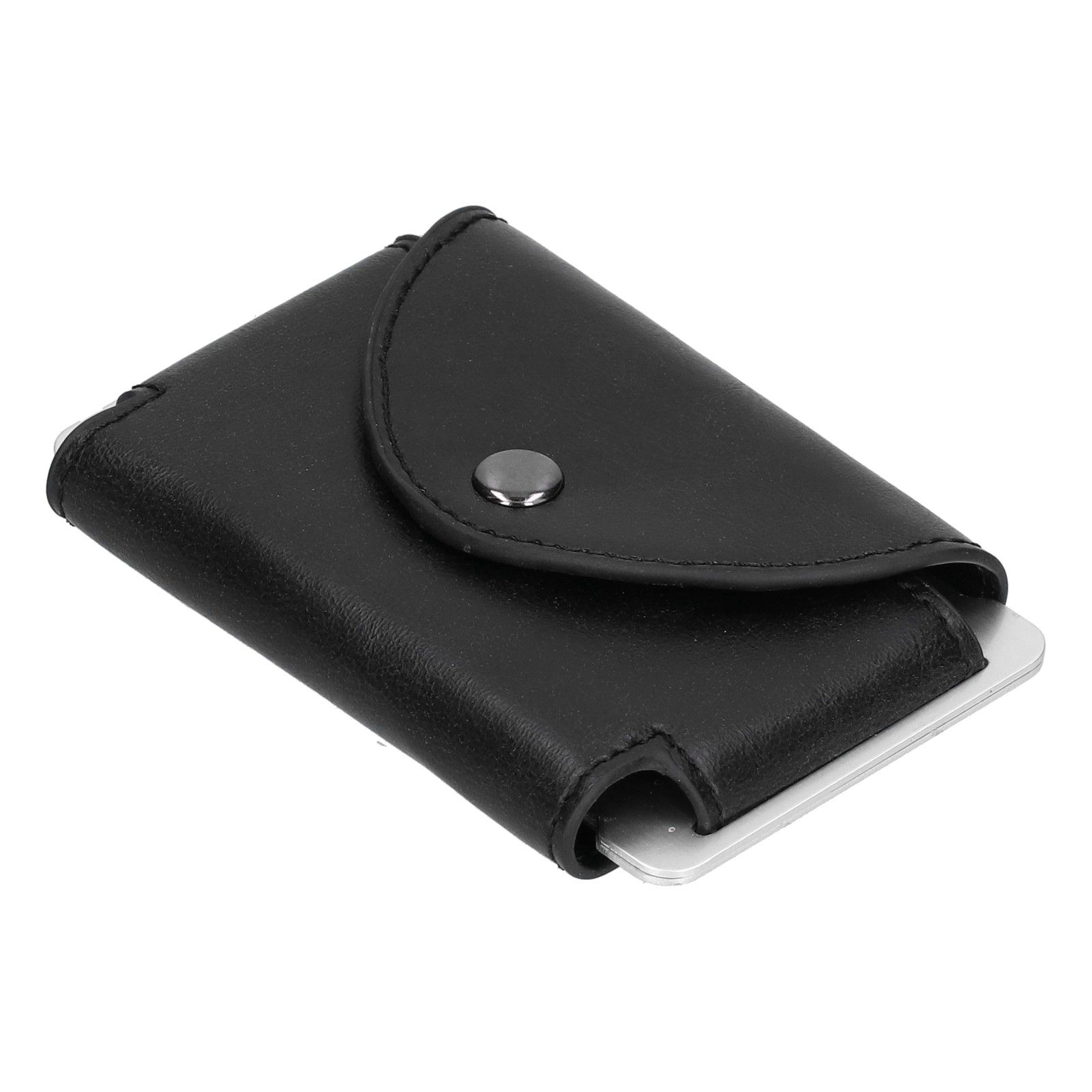 Card Holder Portable RFID PU Leather Business Card Storage Case Card Wallet view 3