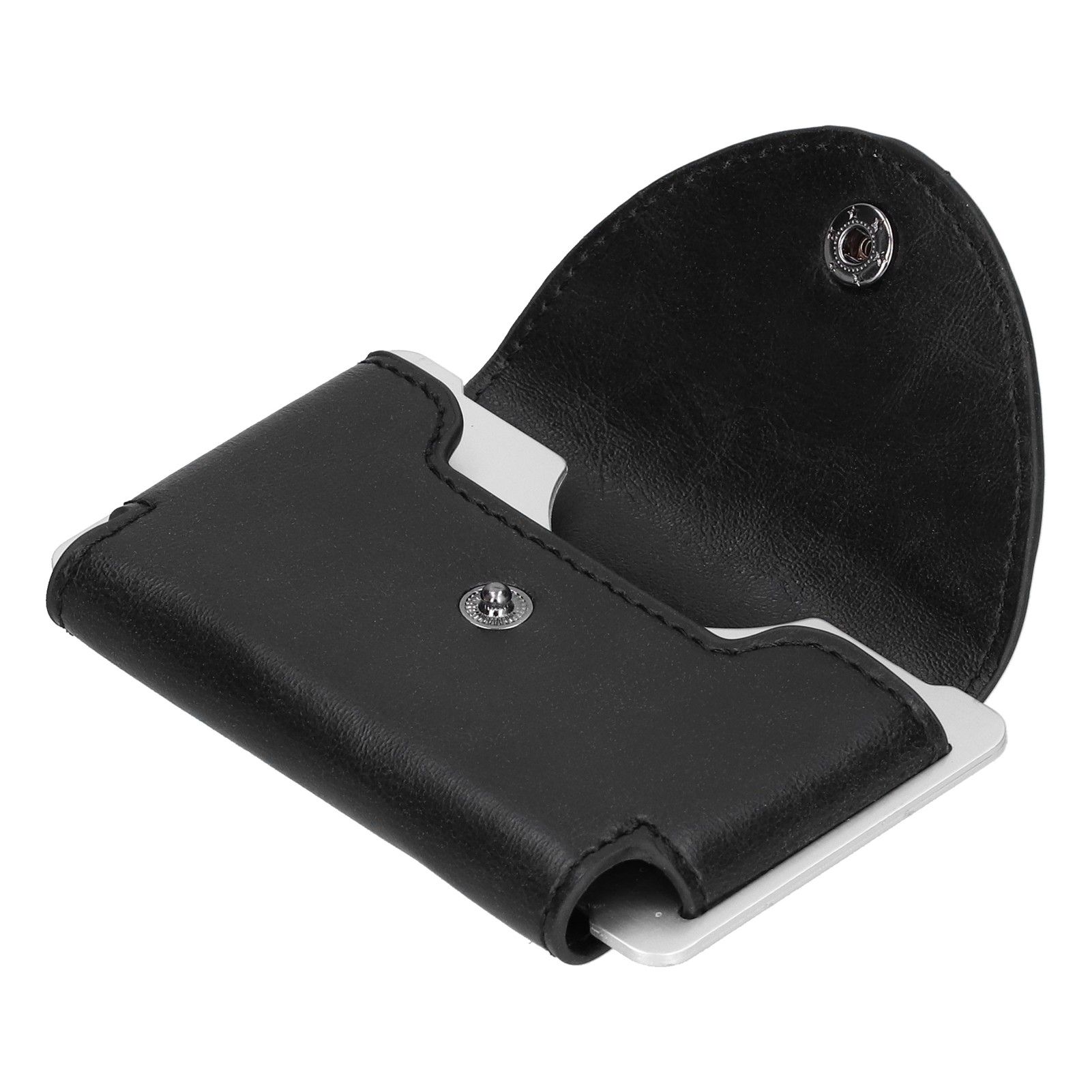 Card Holder Portable RFID PU Leather Business Card Storage Case Card Wallet view 4