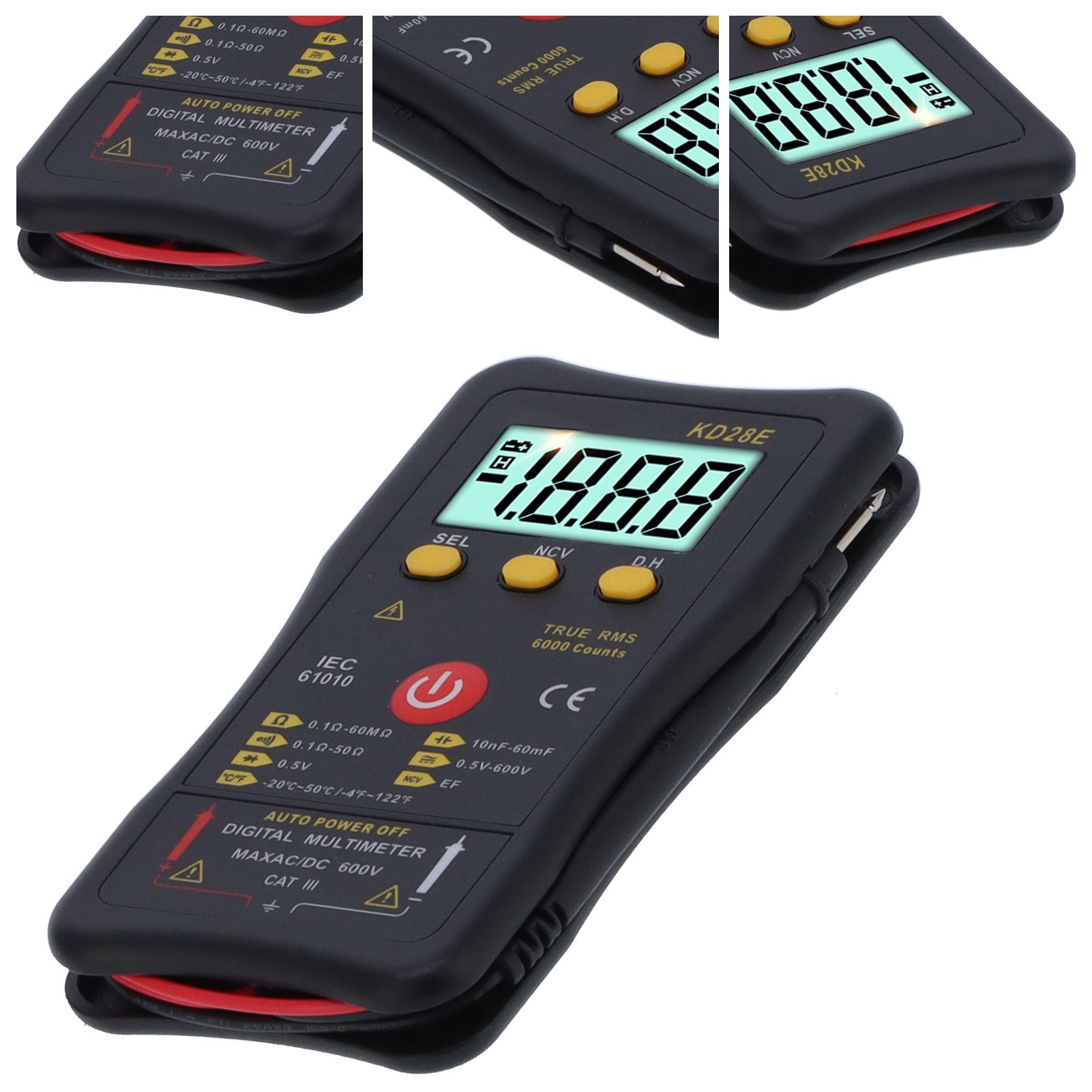 Multifunction Digital Multimeter DataRetention NonContact Type True RMS view 12