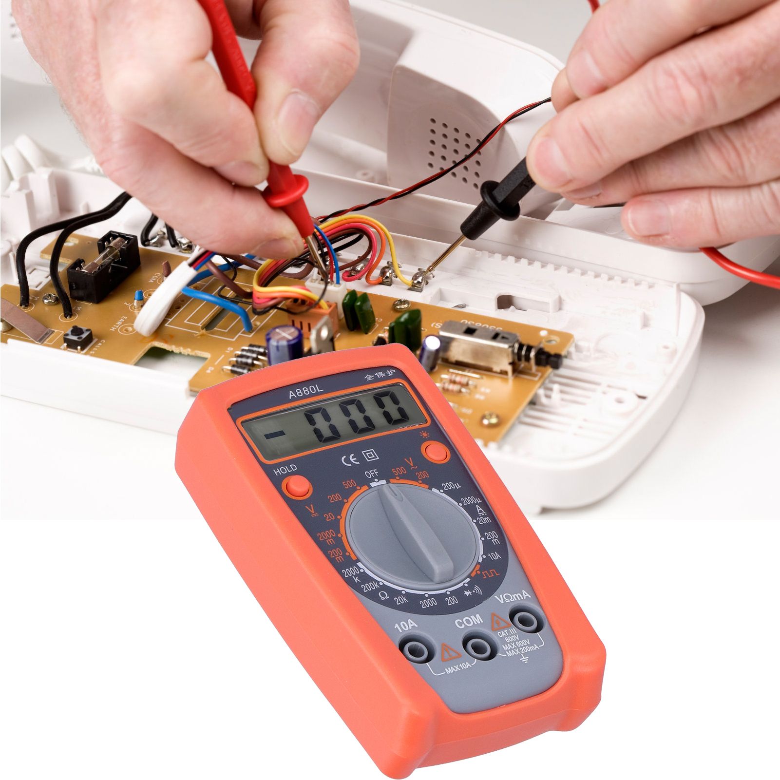 Multifunctional Multimeter Portable Digital Display Voltage Tester for Home view 12