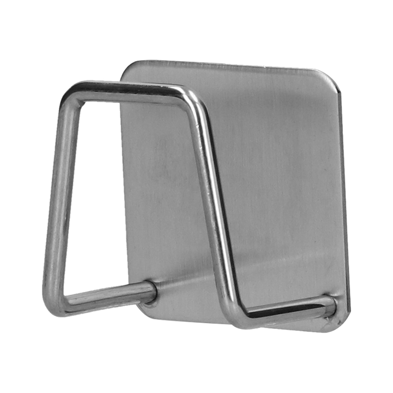 WallMounted Rack Stainless Steel Drain Storage Rack Hook Wall Shelf Kitchen view 9