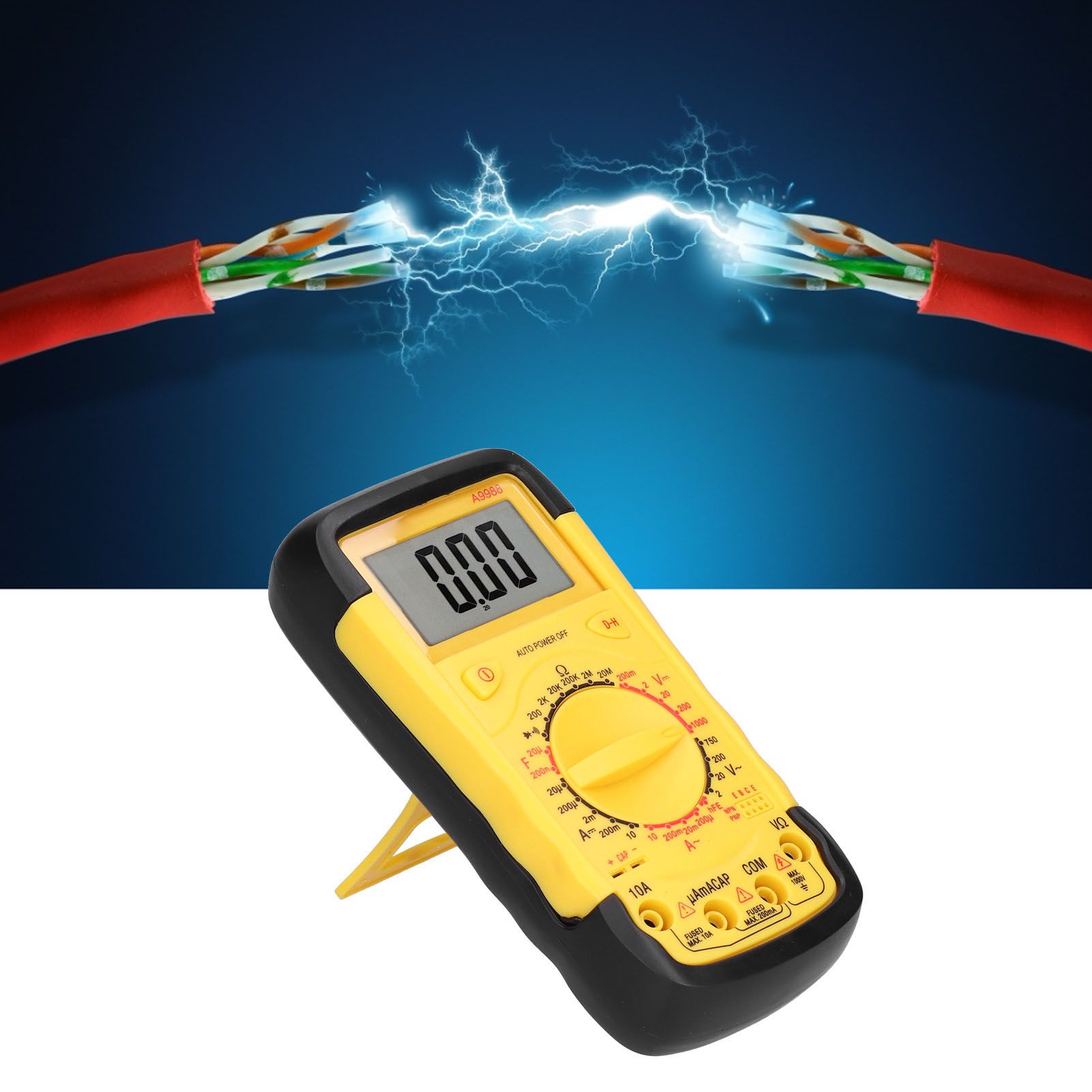 Multifunction Multimeter Intelligent Overload Protection Automatic Shutdown view 12