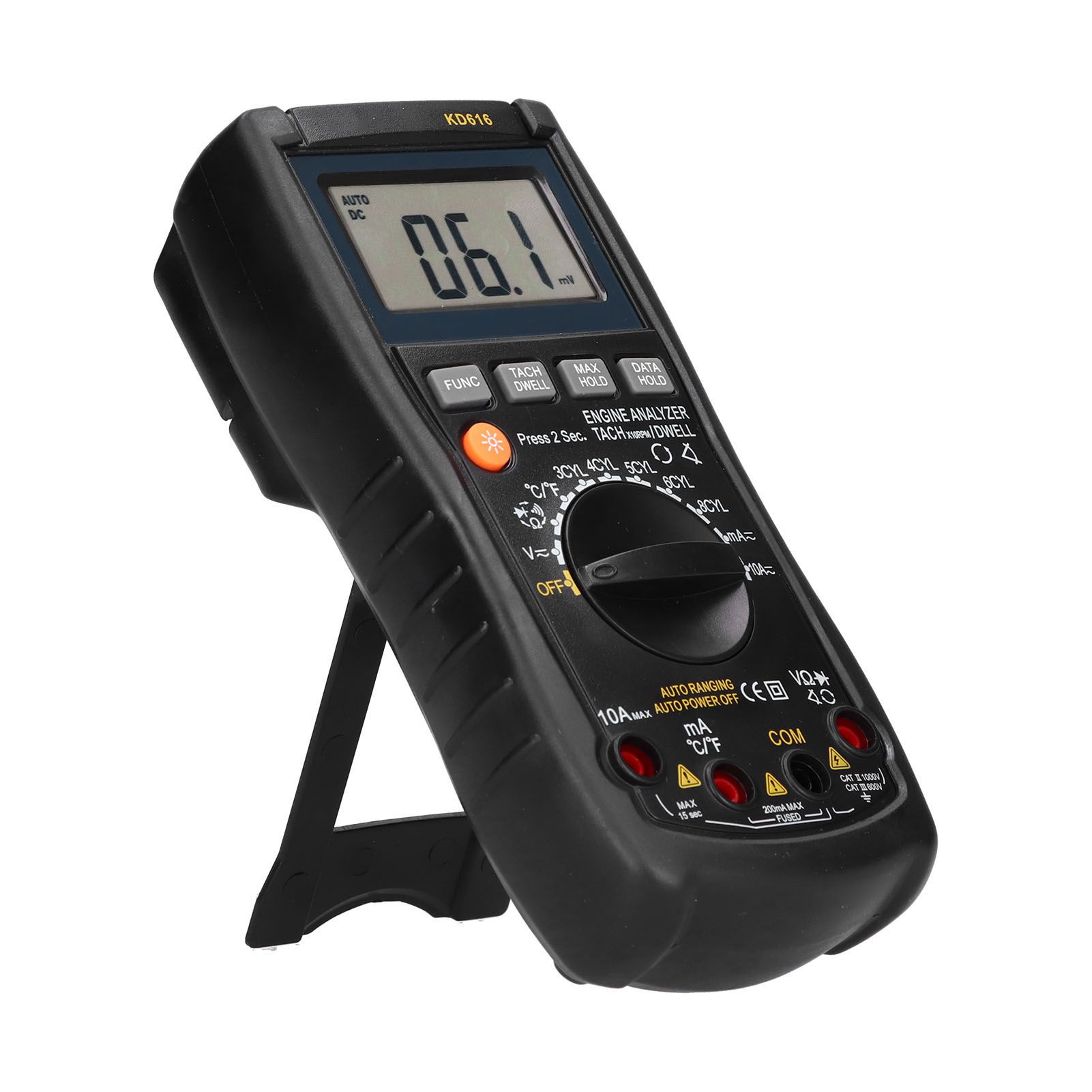Multifunction Digital Multimeter Smart Backlight LCD Autoranging Temperature view 3