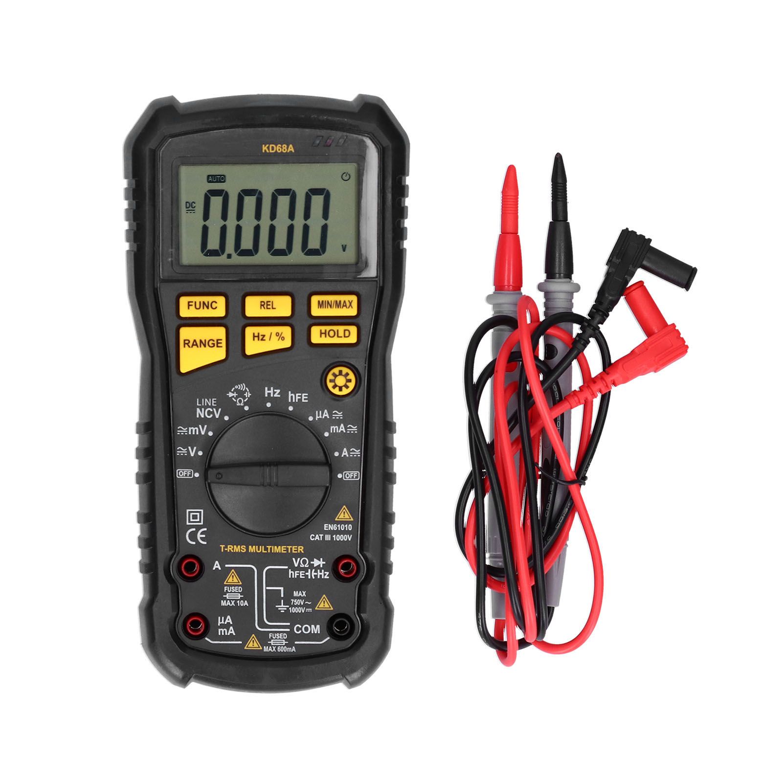 Multifunction Multimeter Smart HandHeld LCD Display Backlight Auto PowerOff view 2