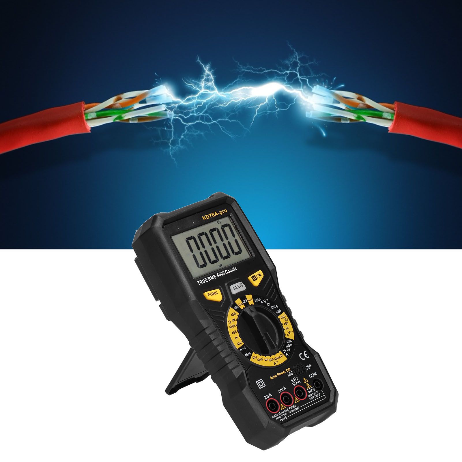 Multifunction Digital Multimeter True RMS Intelligent LCD Autoranging view 12