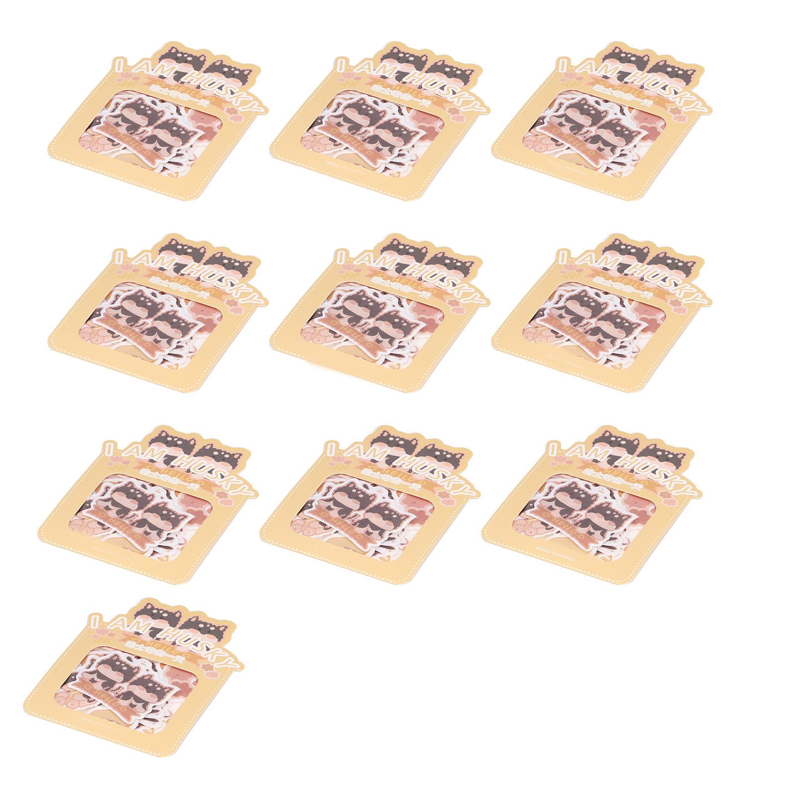Sticker 10PCS EcoFriendly Paper Material Waterproof Dustproof Easy to Tear — image 1