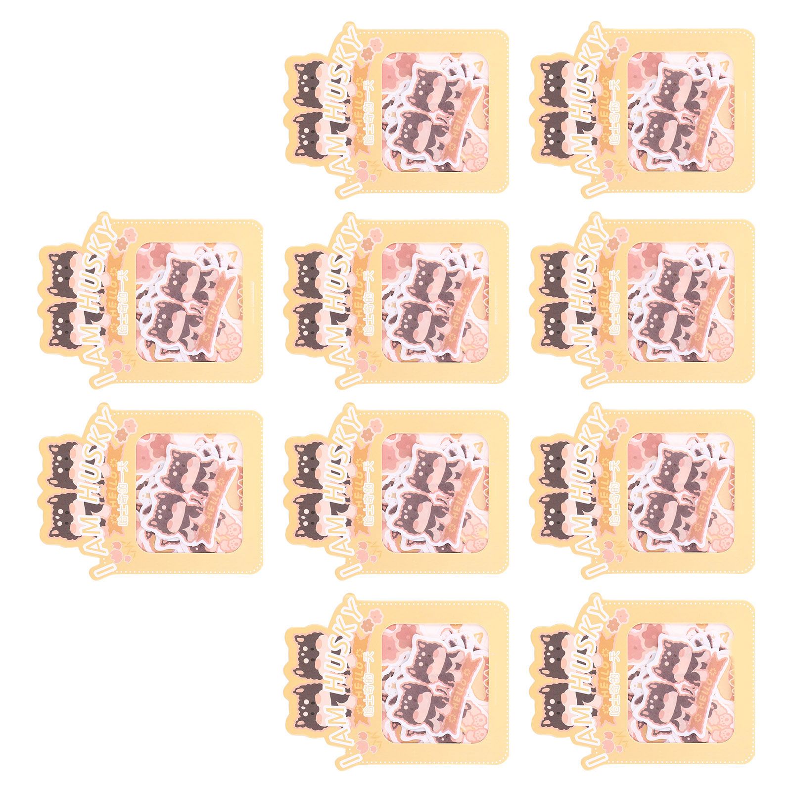 Sticker 10PCS EcoFriendly Paper Material Waterproof Dustproof Easy to Tear view 6