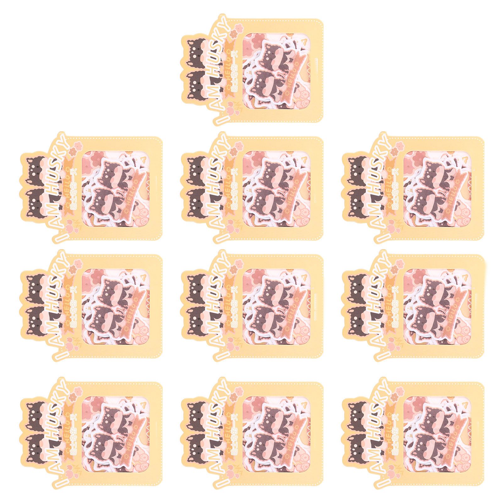 Sticker 10PCS EcoFriendly Paper Material Waterproof Dustproof Easy to Tear view 7