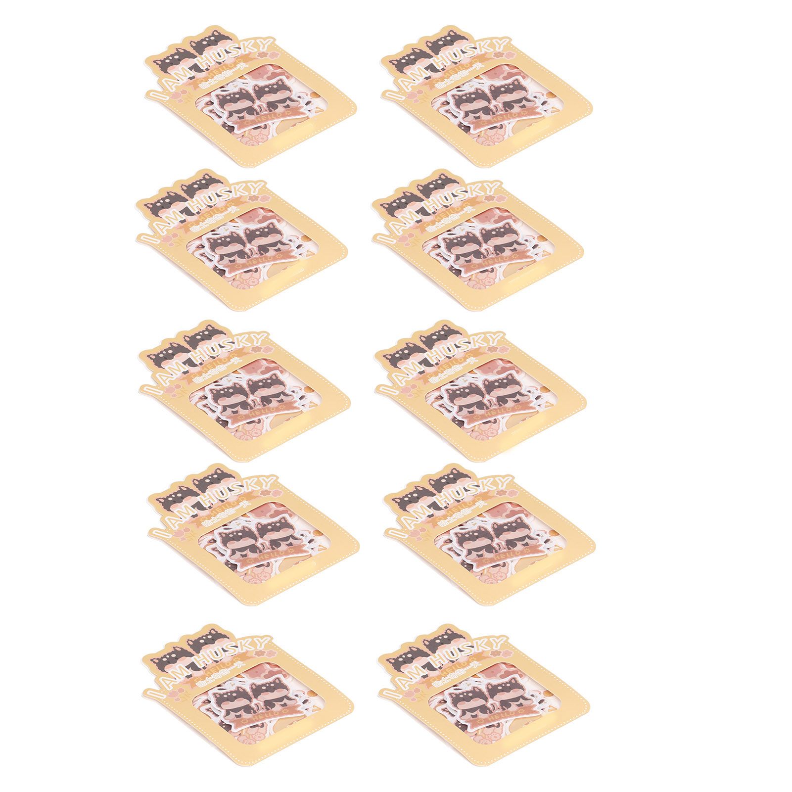 Sticker 10PCS EcoFriendly Paper Material Waterproof Dustproof Easy to Tear view 9