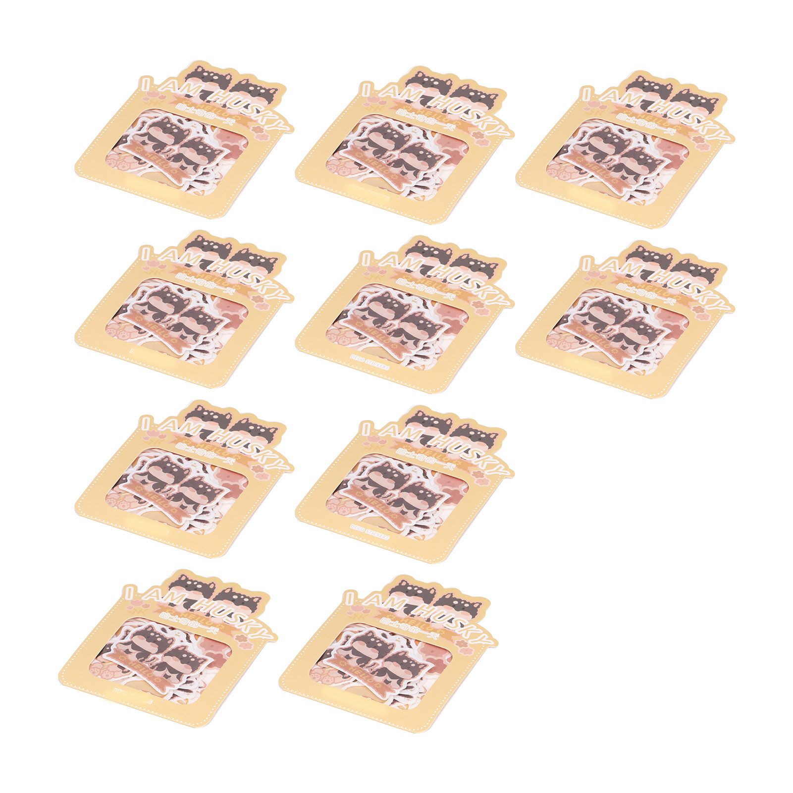 Sticker 10PCS EcoFriendly Paper Material Waterproof Dustproof Easy to Tear view 10