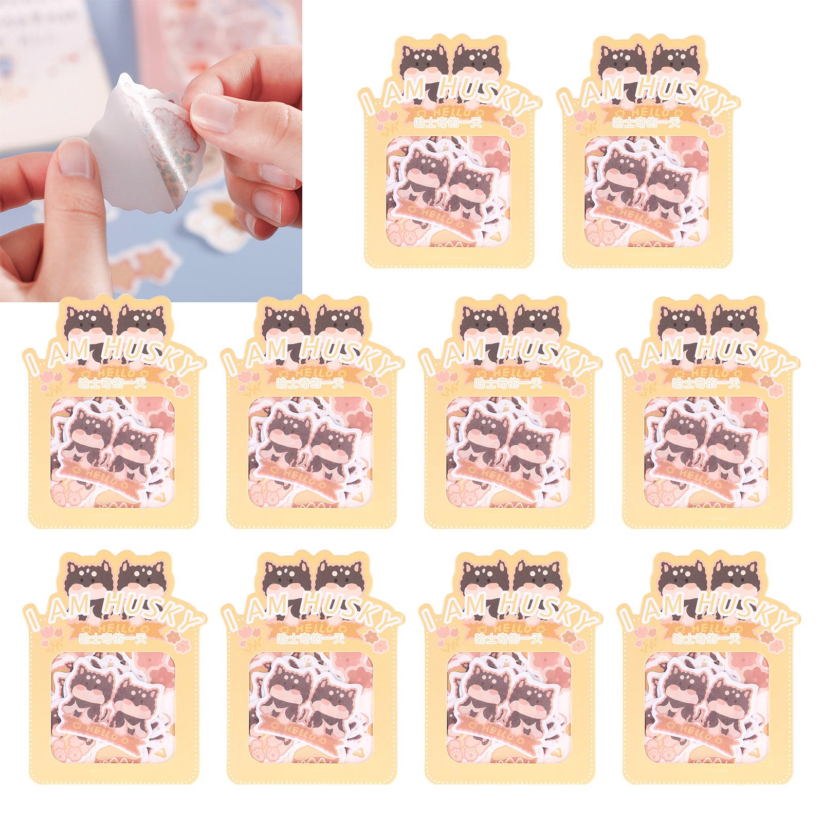 Sticker 10PCS EcoFriendly Paper Material Waterproof Dustproof Easy to Tear view 11