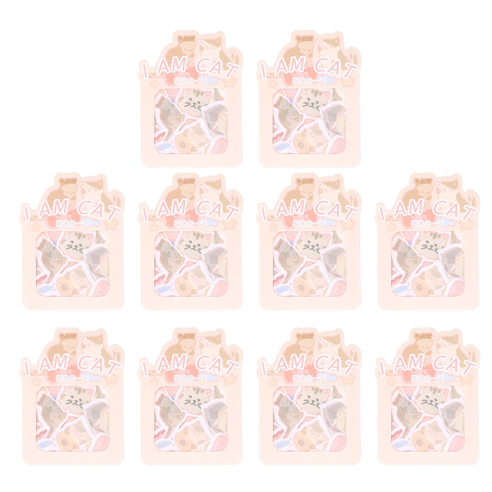 Sticker 10PCS EcoFriendly Paper Material Waterproof Dustproof Easy to Tear view 2