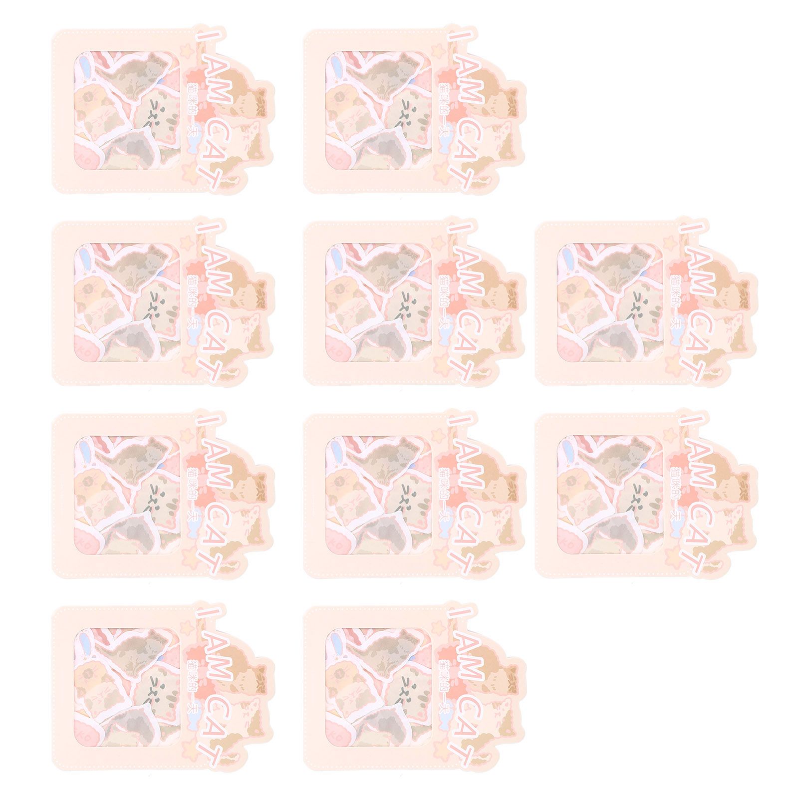 Sticker 10PCS EcoFriendly Paper Material Waterproof Dustproof Easy to Tear view 6