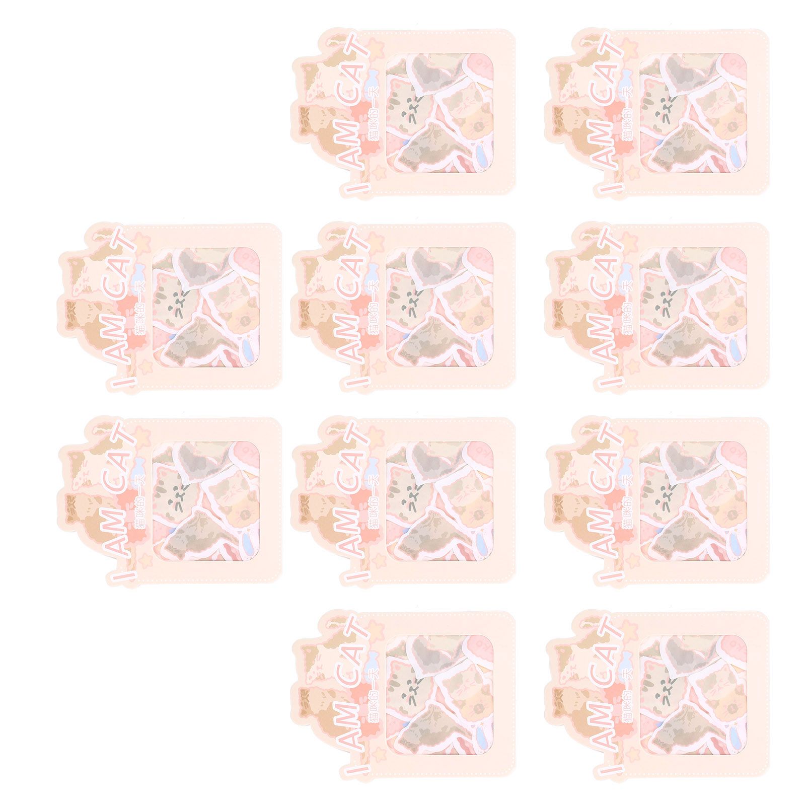 Sticker 10PCS EcoFriendly Paper Material Waterproof Dustproof Easy to Tear view 8