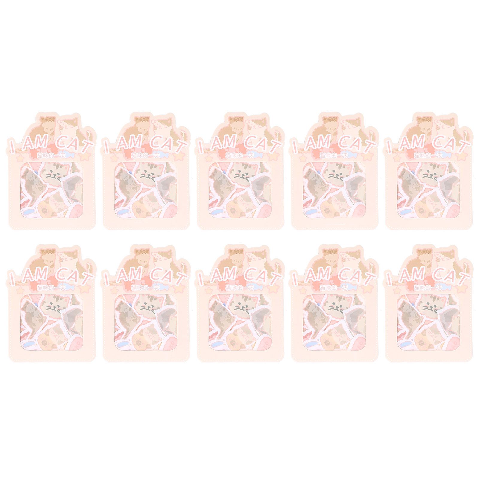 Sticker 10PCS EcoFriendly Paper Material Waterproof Dustproof Easy to Tear view 9