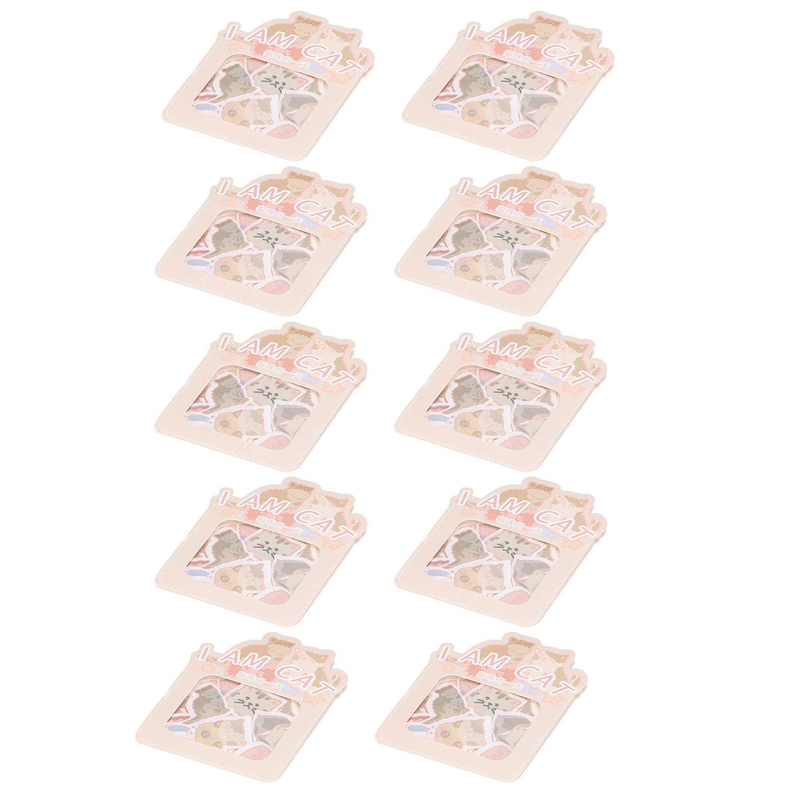 Sticker 10PCS EcoFriendly Paper Material Waterproof Dustproof Easy to Tear view 10