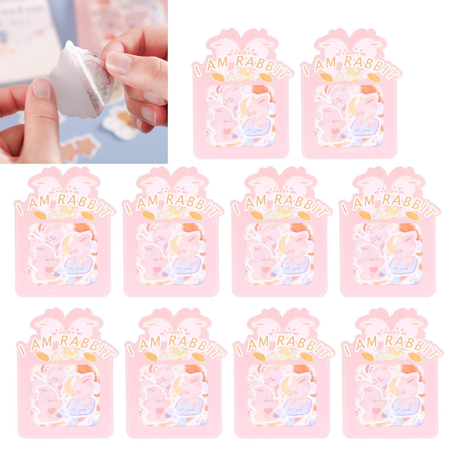 Sticker 10PCS EcoFriendly Paper Material Waterproof Dustproof Easy to Tear view 11