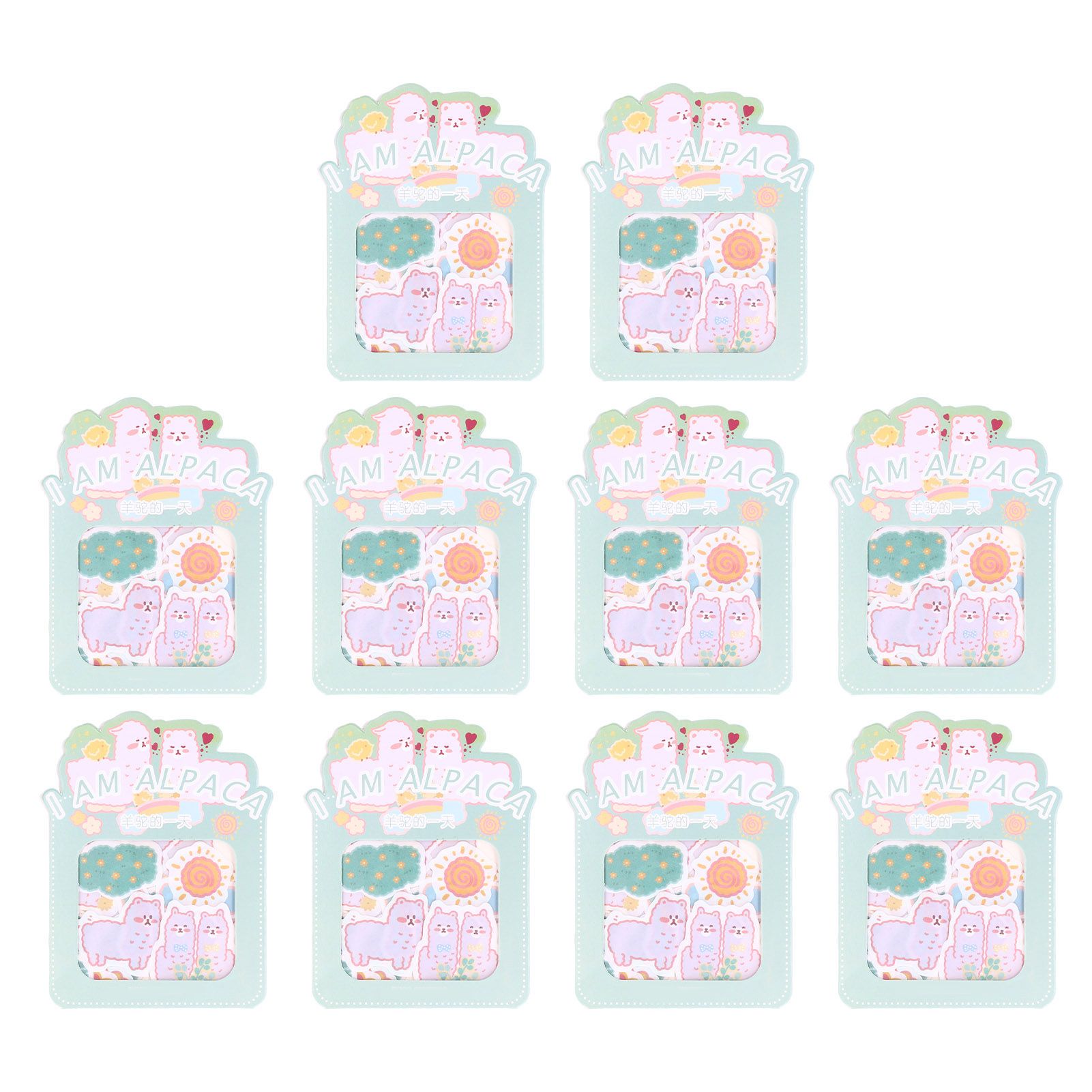Sticker 10PCS EcoFriendly Paper Material Waterproof Dustproof Easy to Tear view 2
