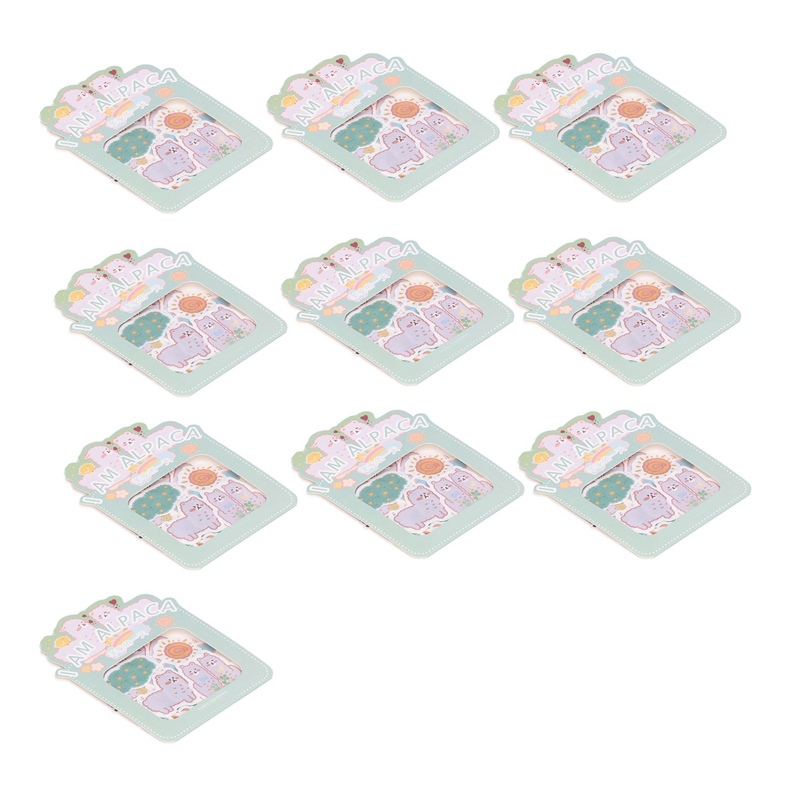 Sticker 10PCS EcoFriendly Paper Material Waterproof Dustproof Easy to Tear view 3