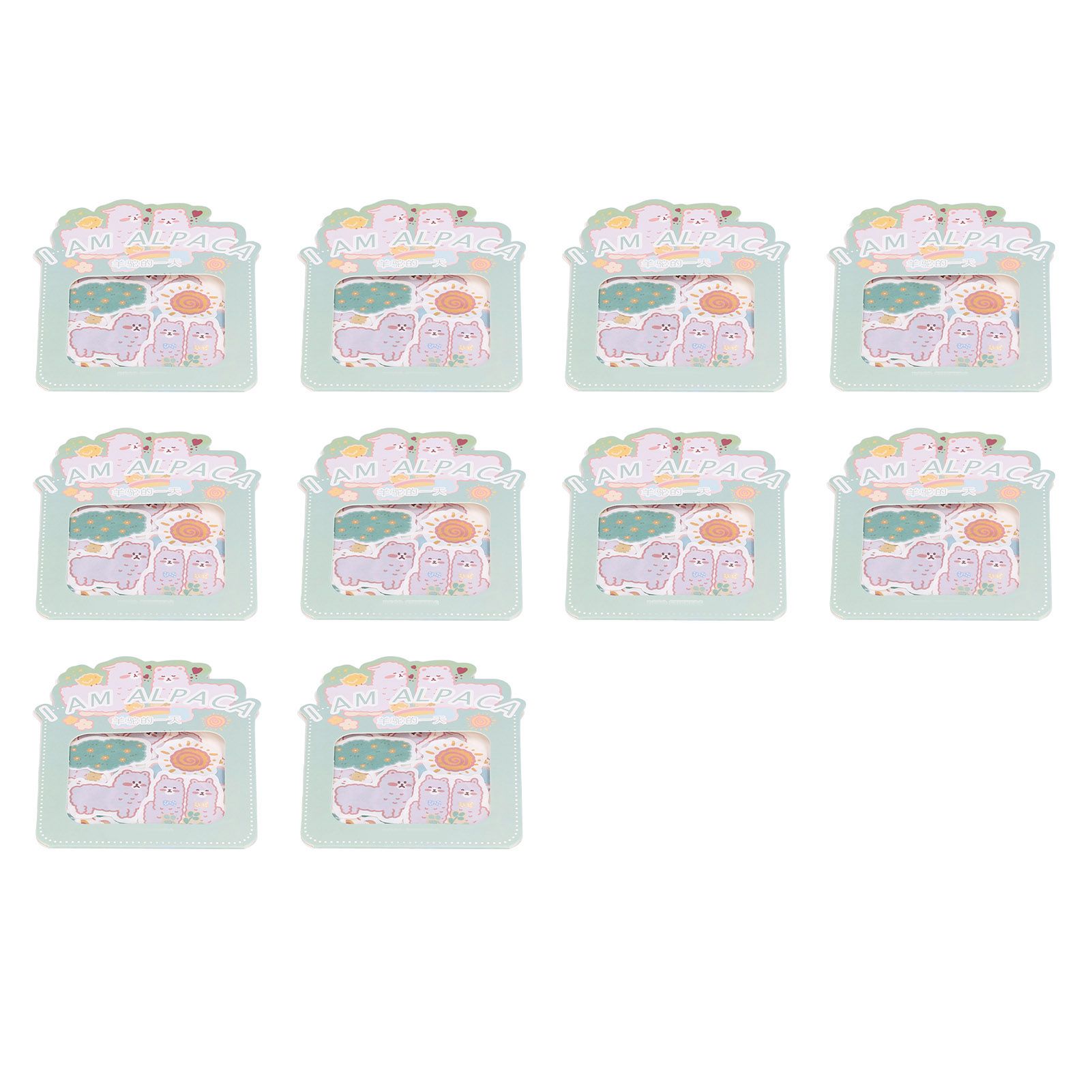 Sticker 10PCS EcoFriendly Paper Material Waterproof Dustproof Easy to Tear view 4