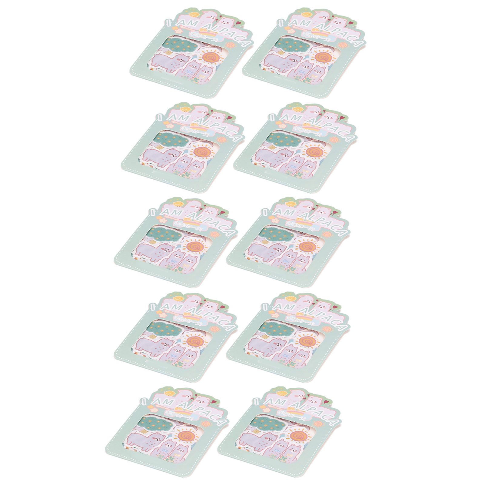 Sticker 10PCS EcoFriendly Paper Material Waterproof Dustproof Easy to Tear view 5