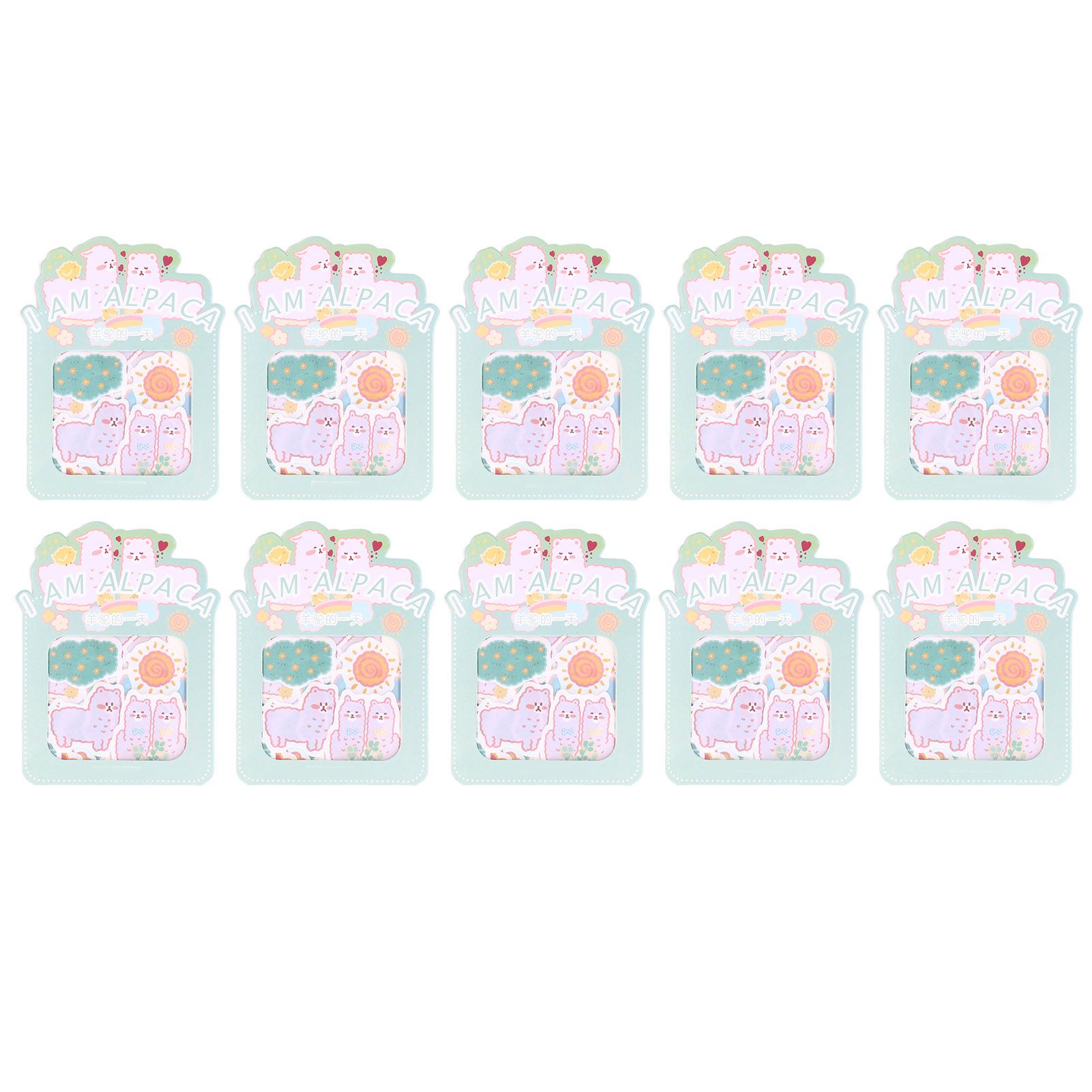 Sticker 10PCS EcoFriendly Paper Material Waterproof Dustproof Easy to Tear view 6