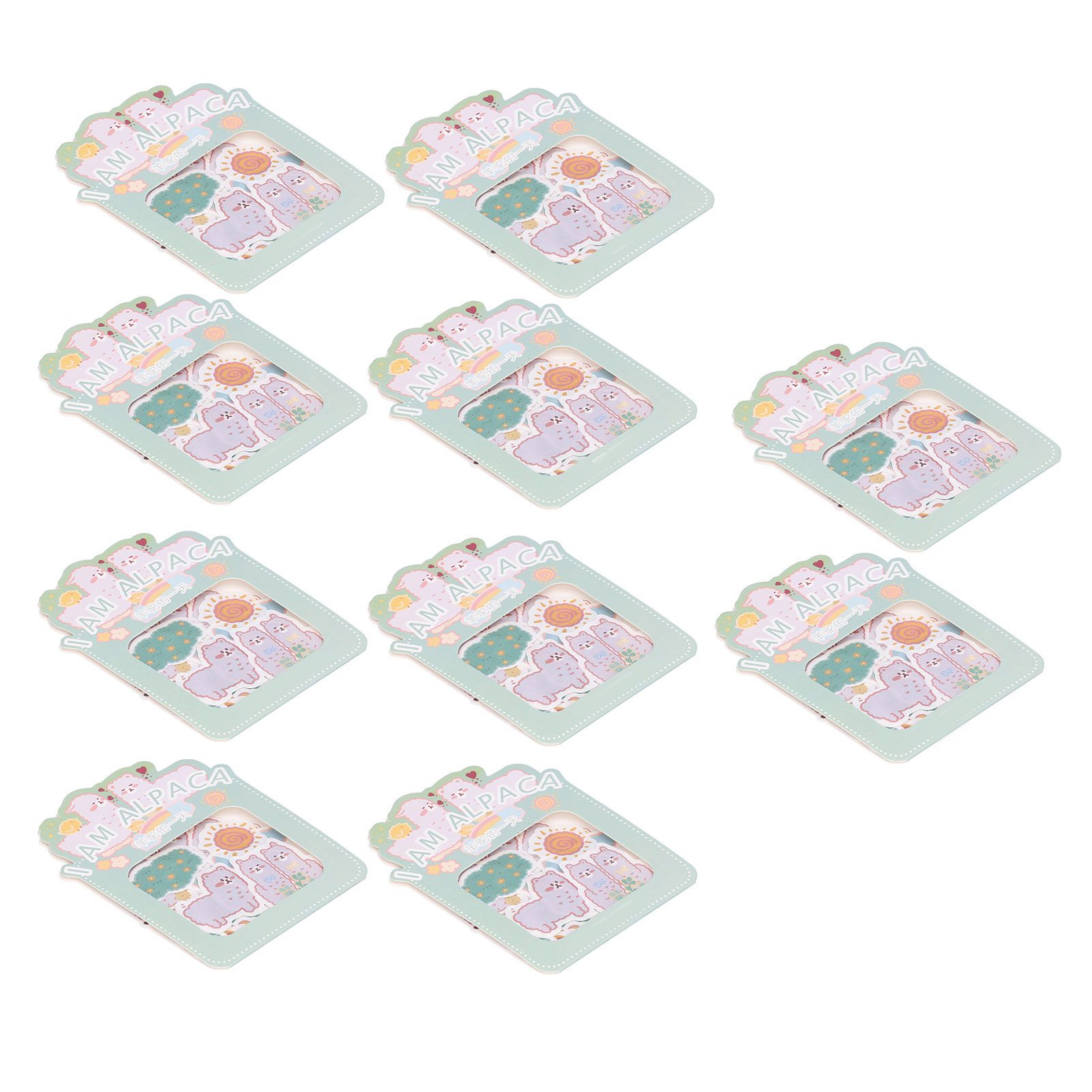 Sticker 10PCS EcoFriendly Paper Material Waterproof Dustproof Easy to Tear view 7