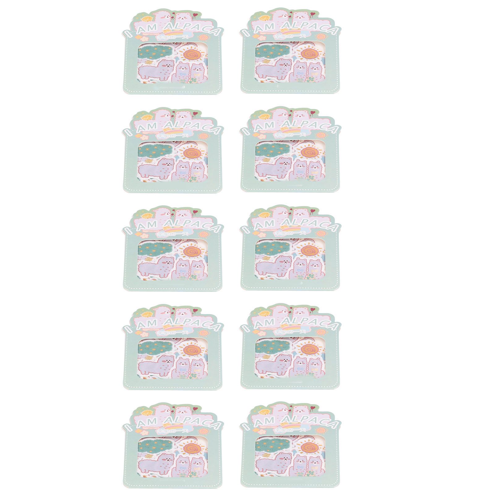 Sticker 10PCS EcoFriendly Paper Material Waterproof Dustproof Easy to Tear view 8