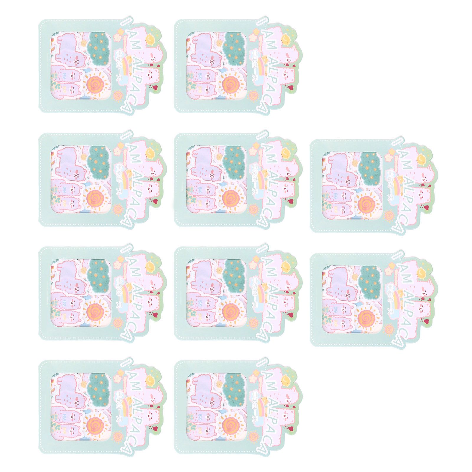 Sticker 10PCS EcoFriendly Paper Material Waterproof Dustproof Easy to Tear view 9