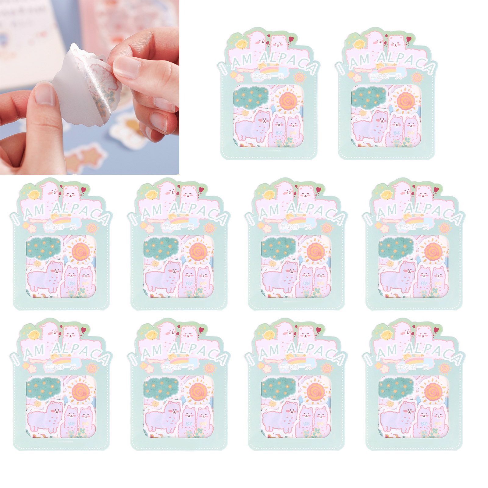 Sticker 10PCS EcoFriendly Paper Material Waterproof Dustproof Easy to Tear view 11