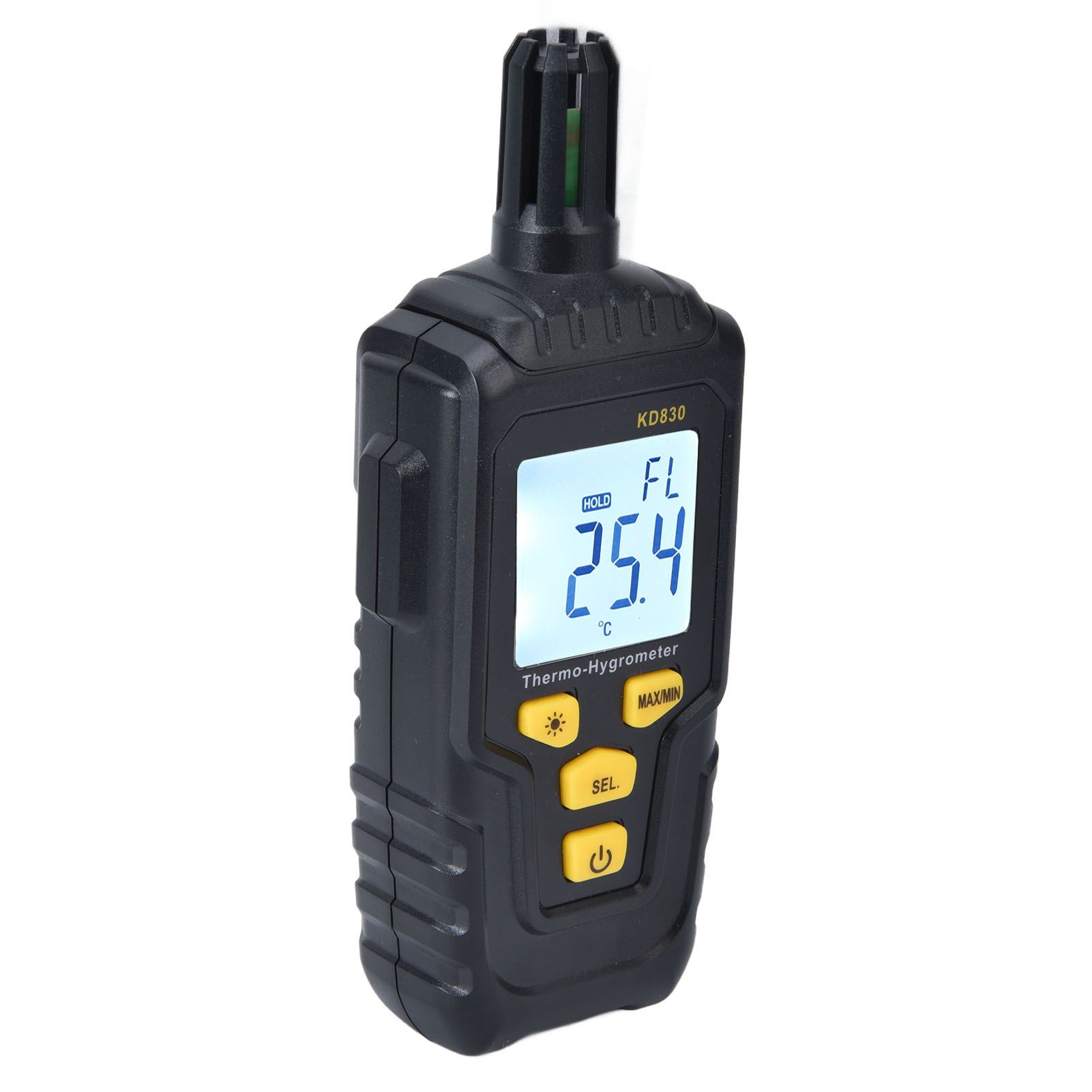 Digital Anemometer LCD Backlight Wind Speed Meter Temperature Humidity Tester view 2
