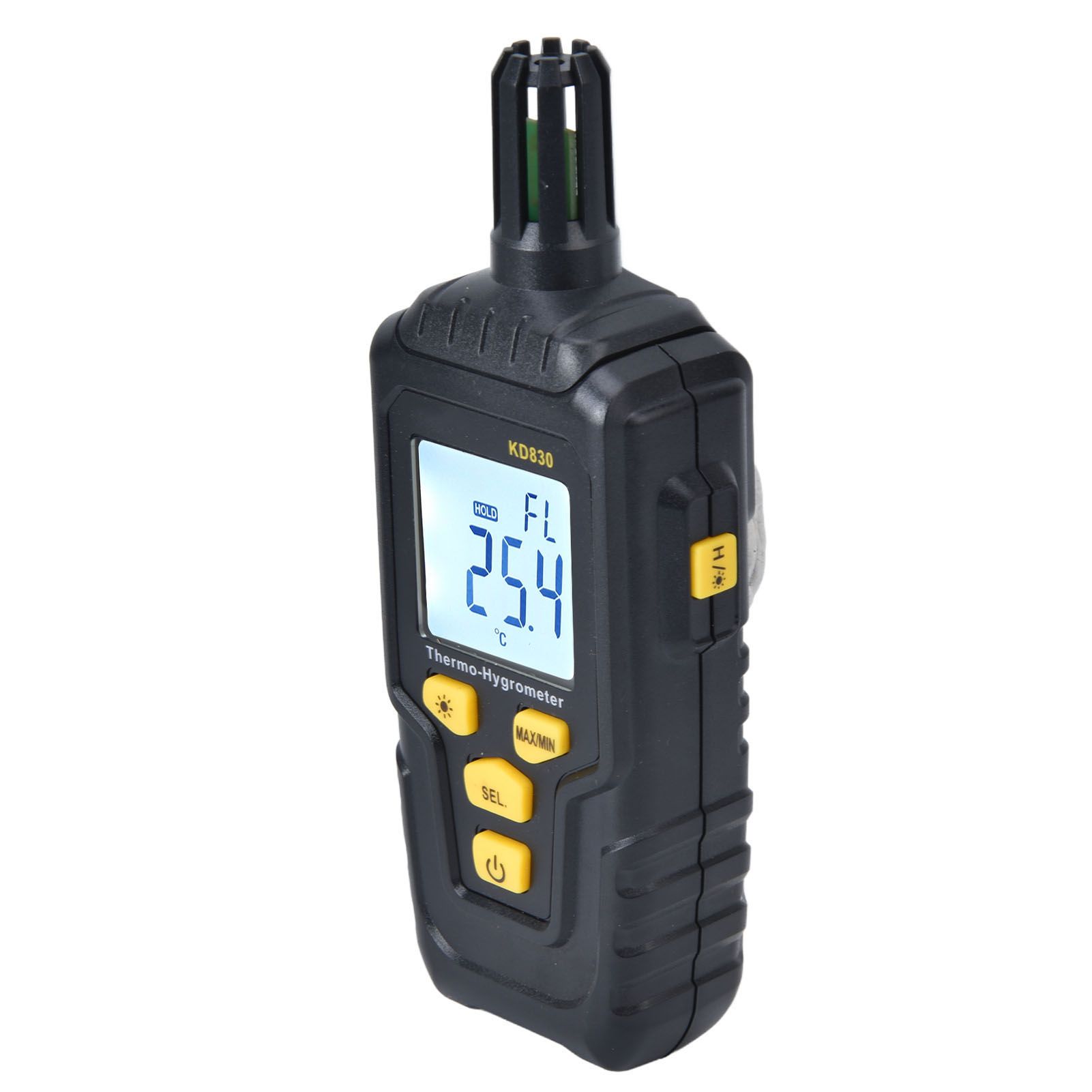 Digital Anemometer LCD Backlight Wind Speed Meter Temperature Humidity Tester view 4