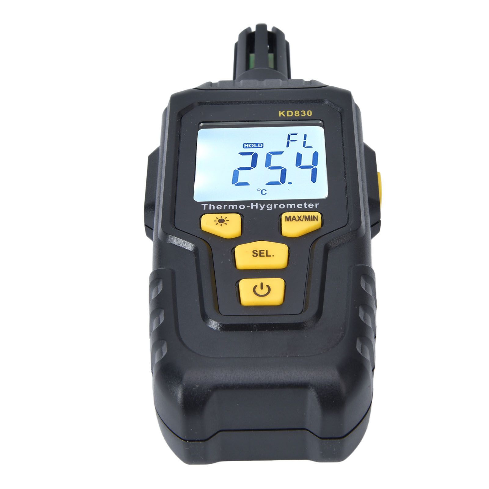 Digital Anemometer LCD Backlight Wind Speed Meter Temperature Humidity Tester view 5