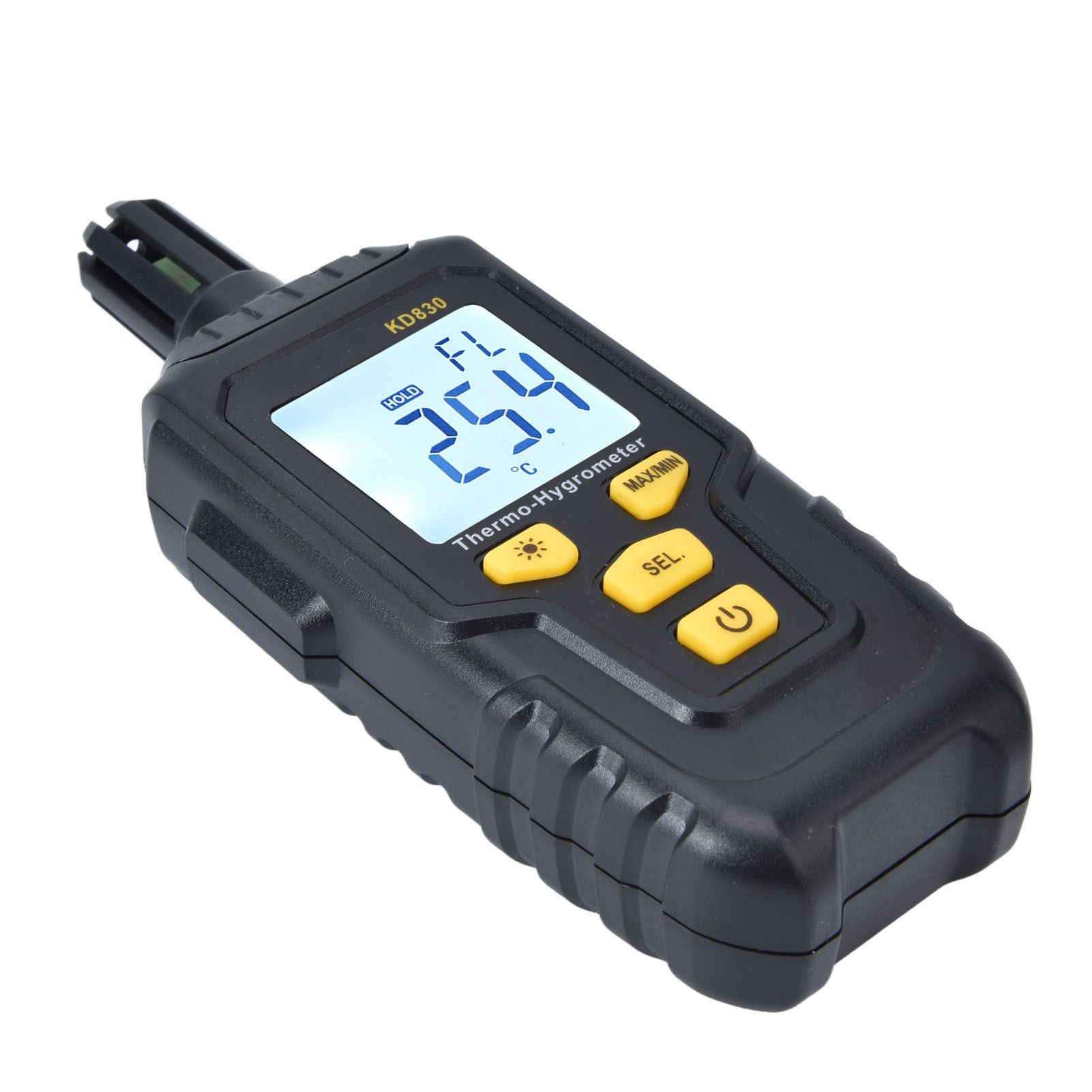 Digital Anemometer LCD Backlight Wind Speed Meter Temperature Humidity Tester view 6