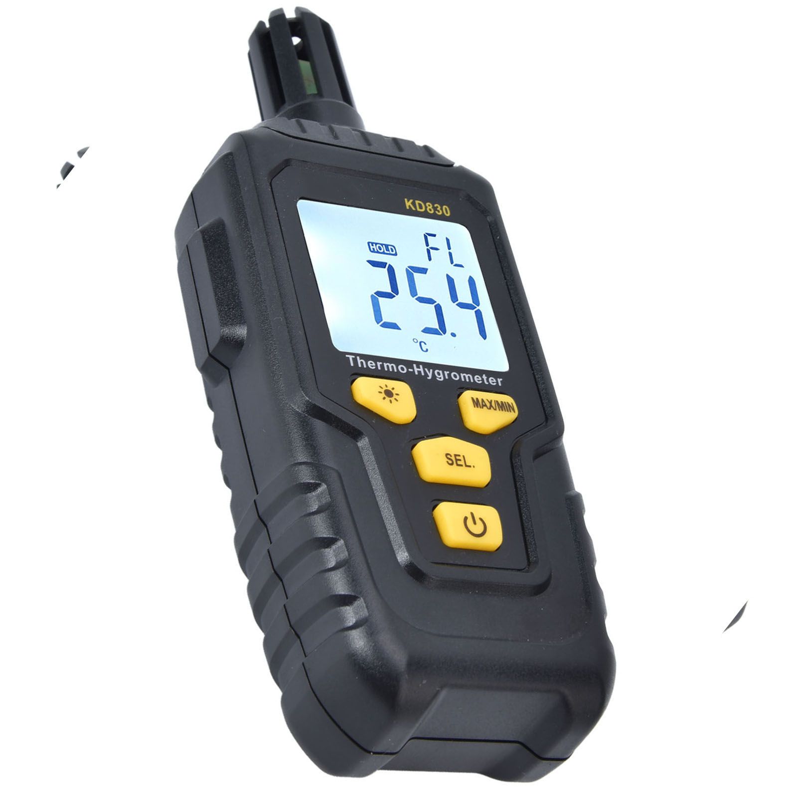 Digital Anemometer LCD Backlight Wind Speed Meter Temperature Humidity Tester view 7