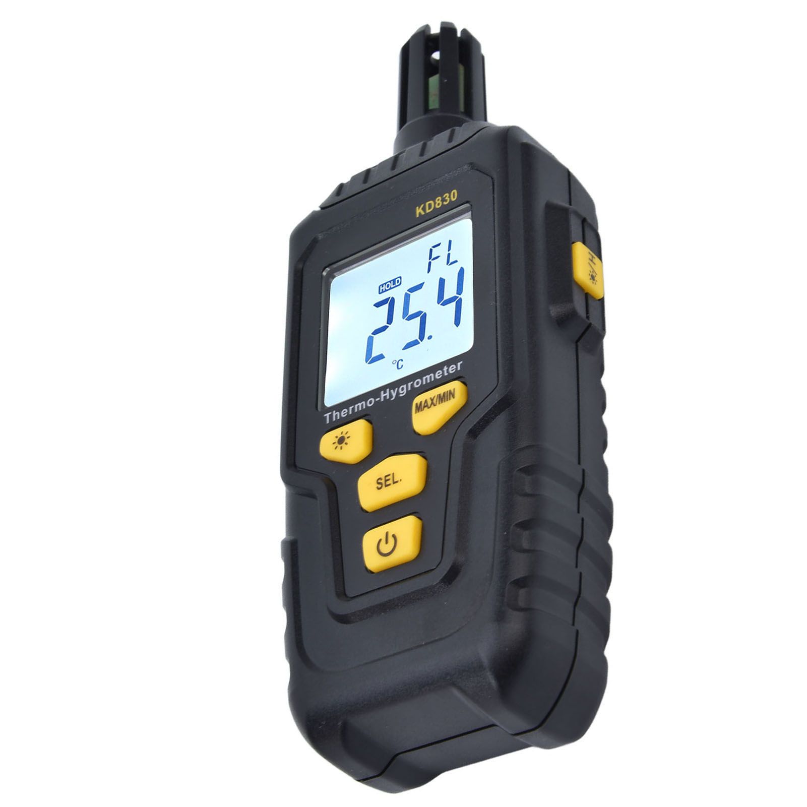 Digital Anemometer LCD Backlight Wind Speed Meter Temperature Humidity Tester view 8