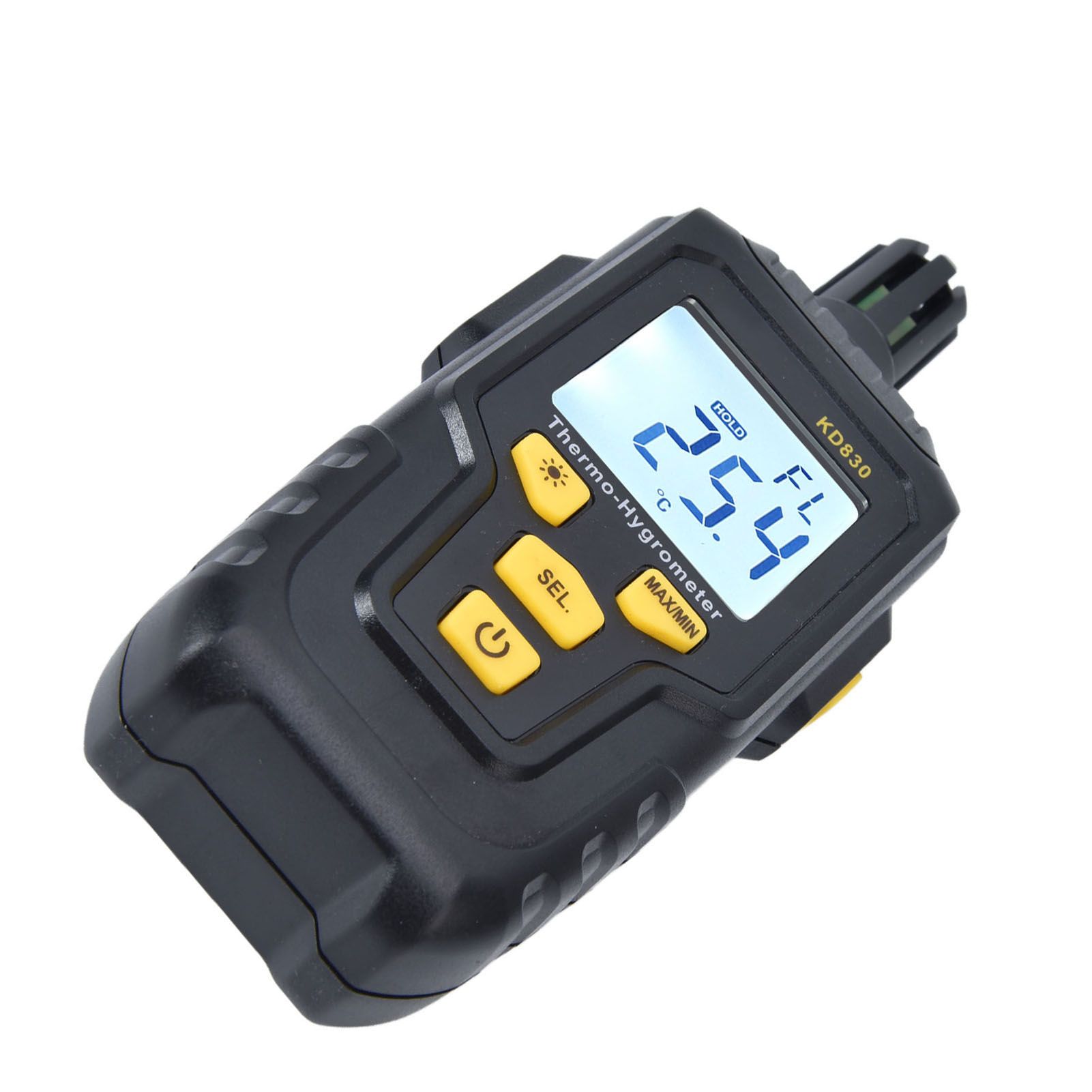 Digital Anemometer LCD Backlight Wind Speed Meter Temperature Humidity Tester view 10