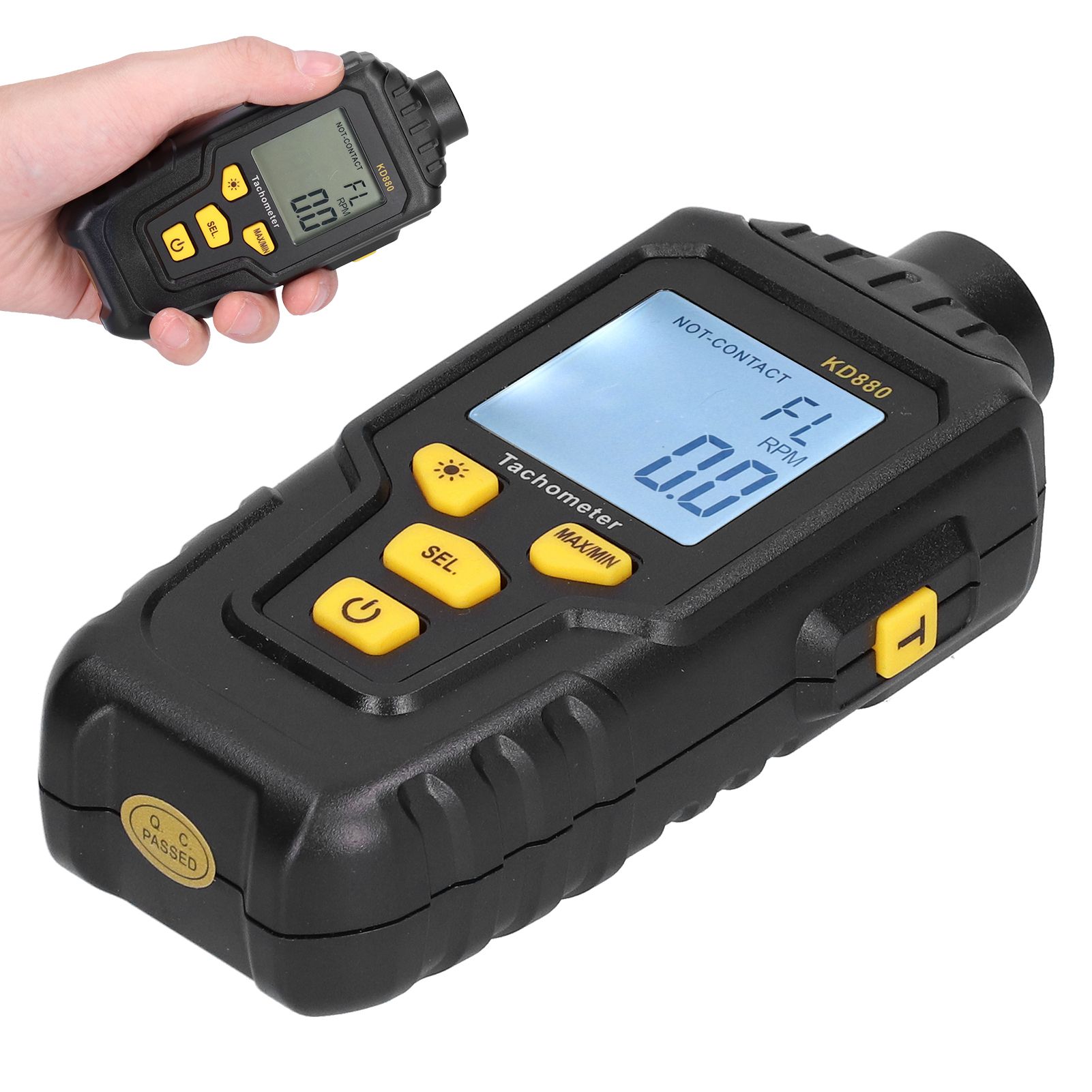 Multifunction Environmental Instrument Non Contact LCD Digital Tachometer — image 1