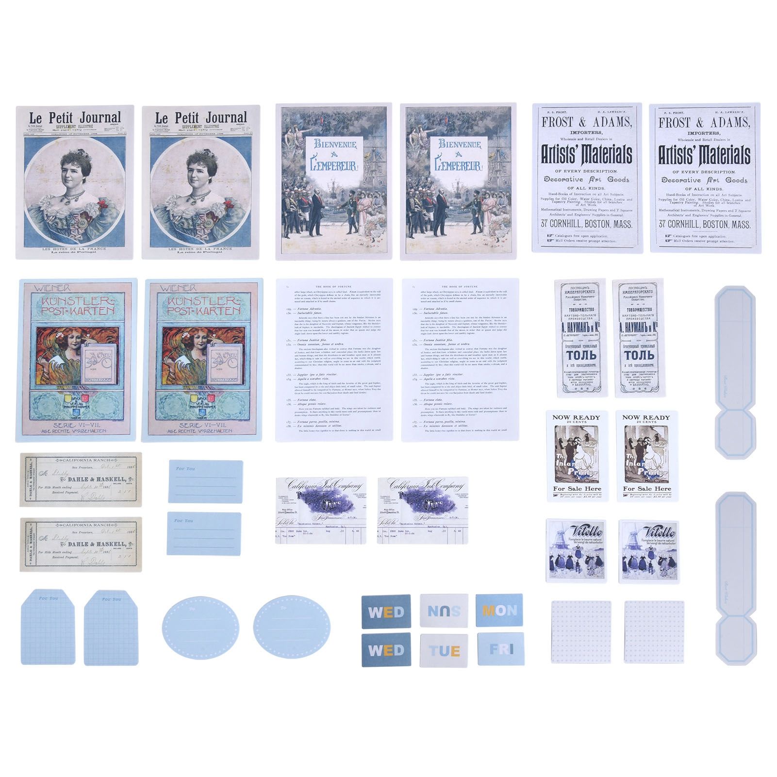 40Pcs Retro Stickers Waterproof Dustproof Easy to Tear Stickers for Laptop view 2