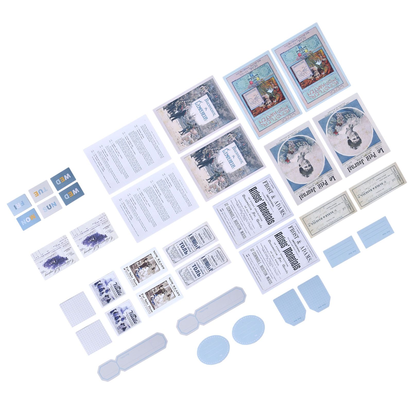 40Pcs Retro Stickers Waterproof Dustproof Easy to Tear Stickers for Laptop view 4