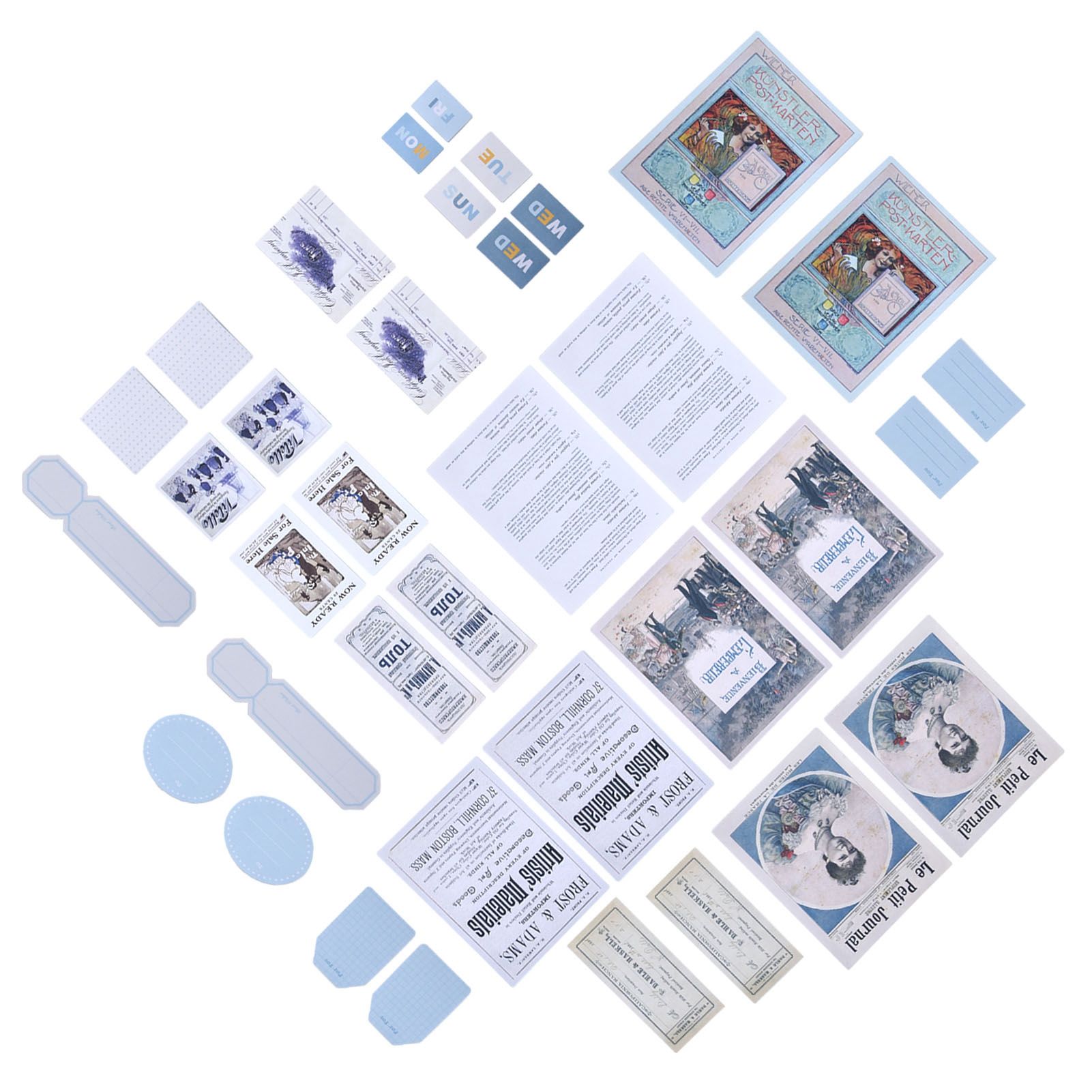 40Pcs Retro Stickers Waterproof Dustproof Easy to Tear Stickers for Laptop view 7