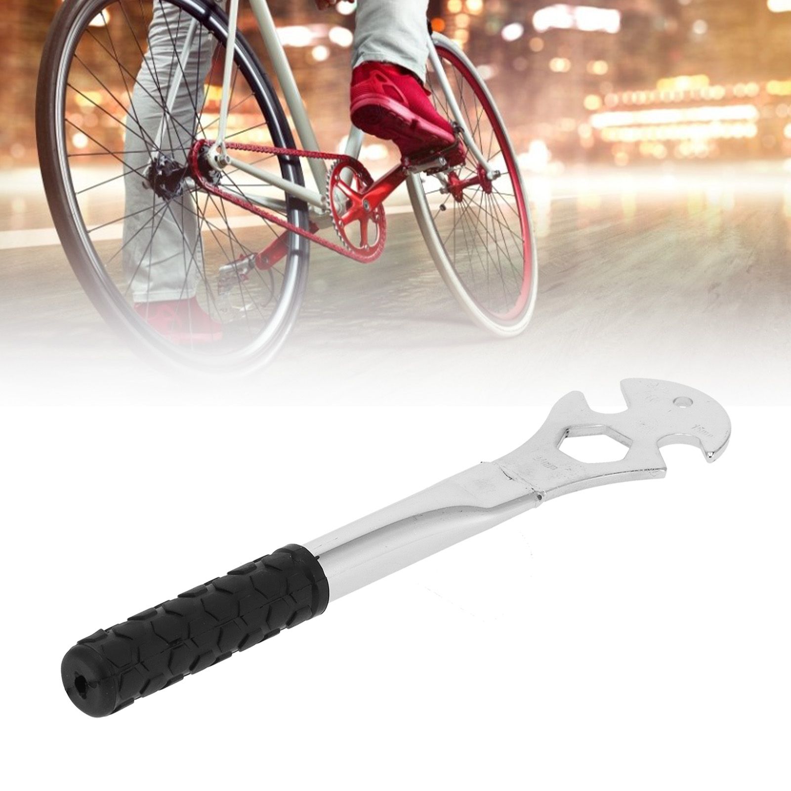 Bicycle Pedal Wrench Steel Long Handle Professional Spanner Road Bike Repair view 12